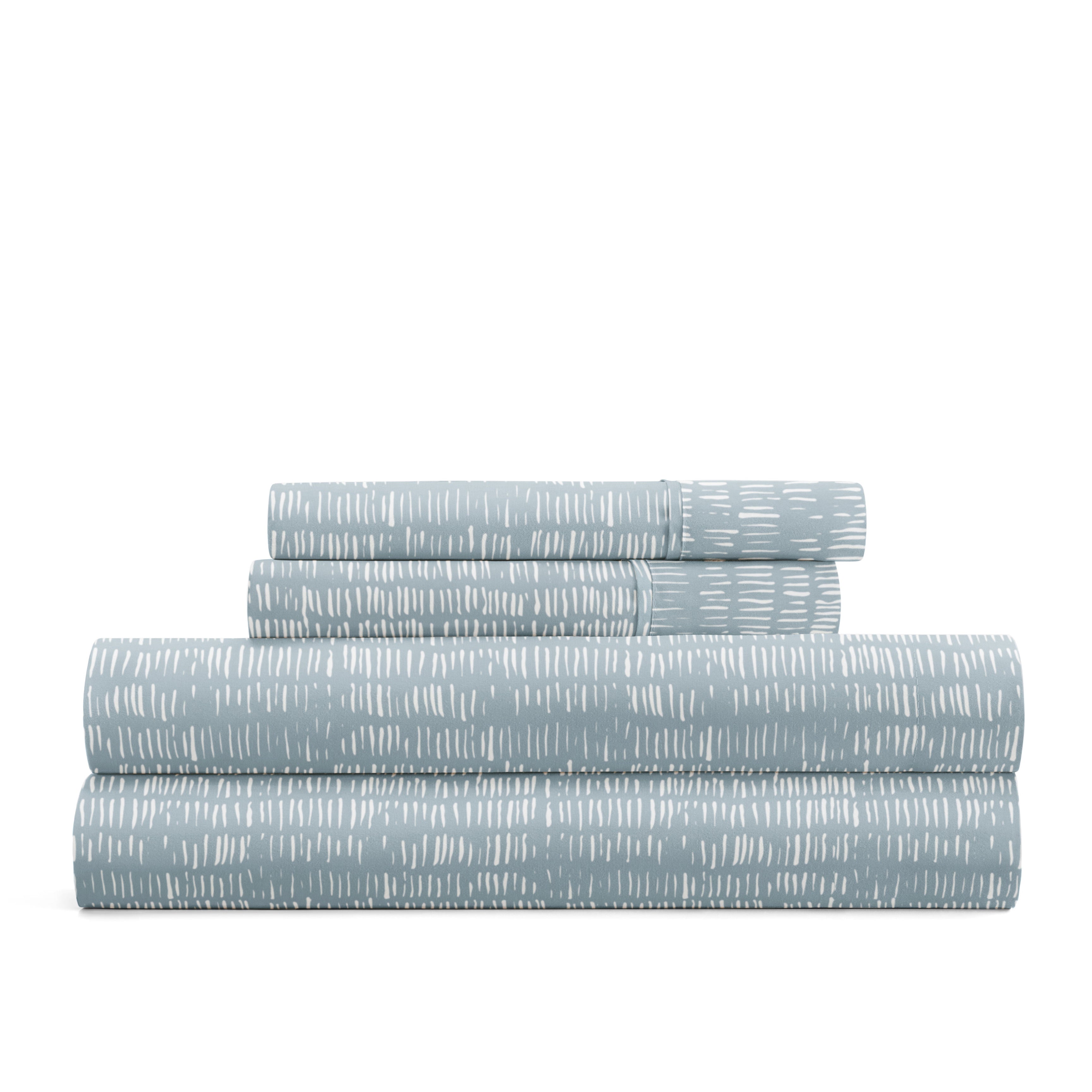 Blue Wave Patterned Sheet Set