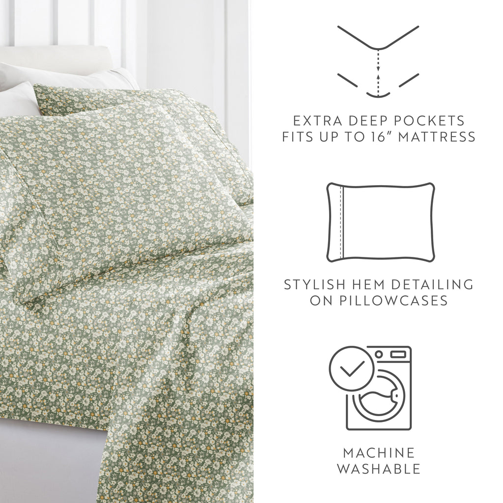 Floral Dream 4-Piece Pattern Sheet Set