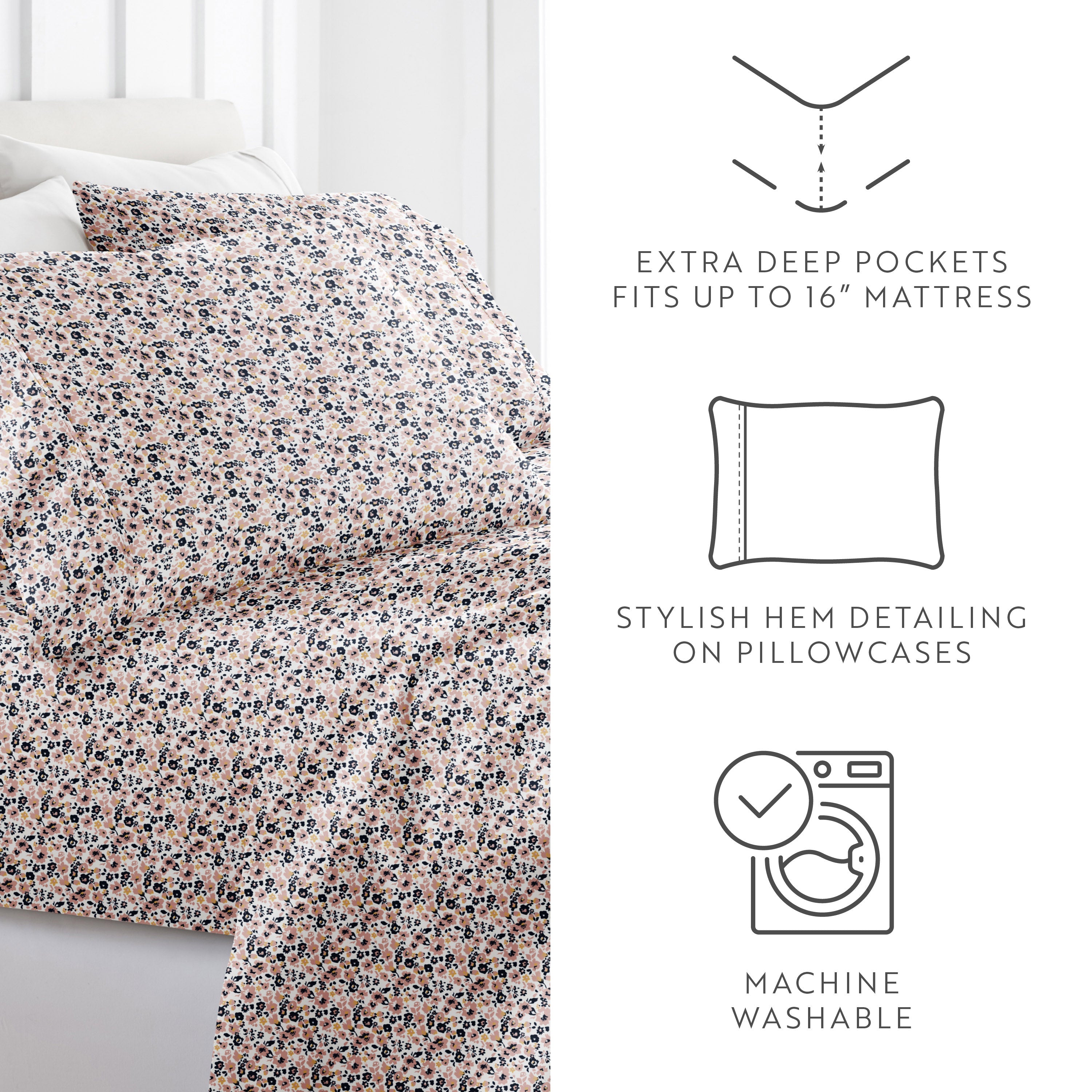 Floral Dream 4-Piece Pattern Sheet Set