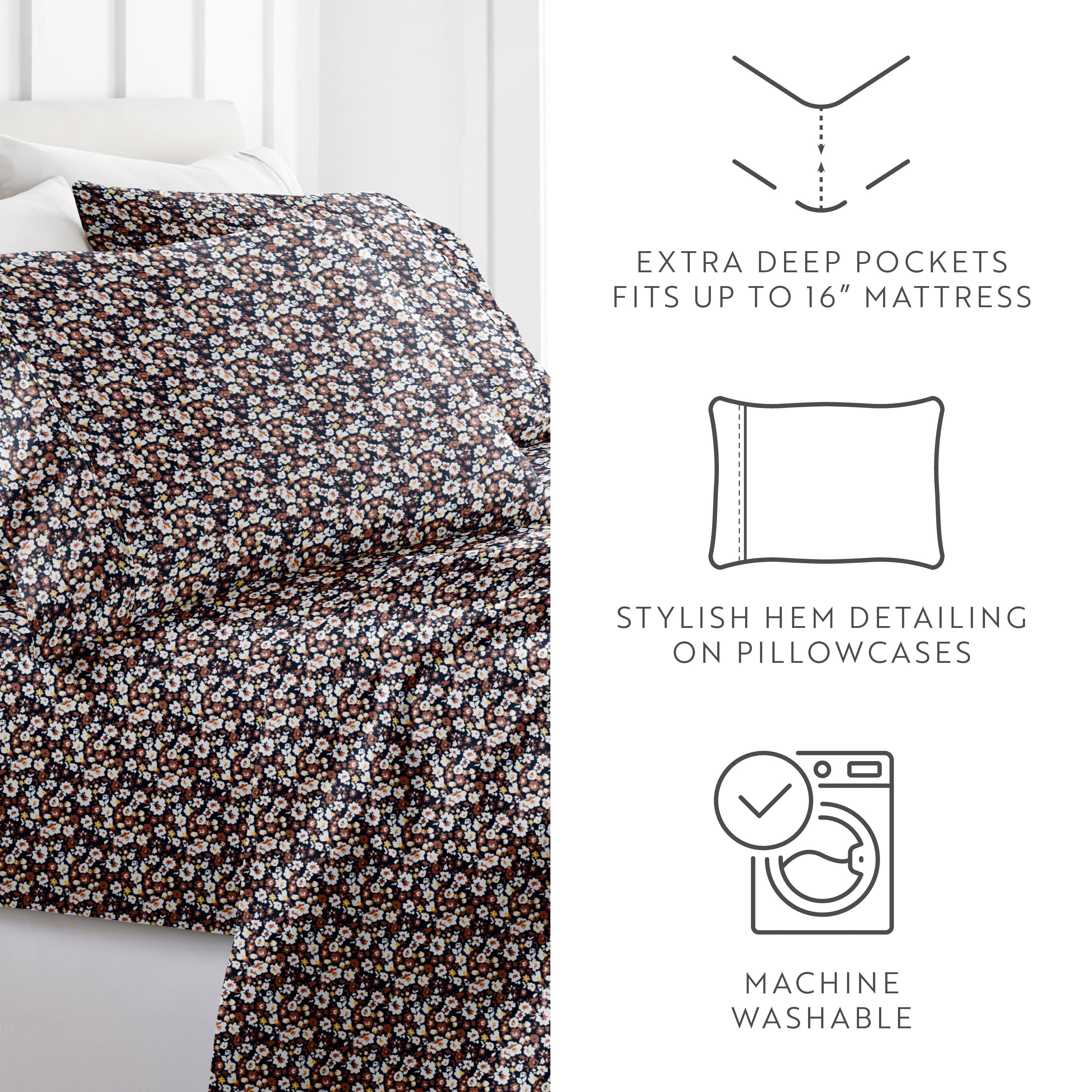 Floral Dream 4-Piece Pattern Sheet Set