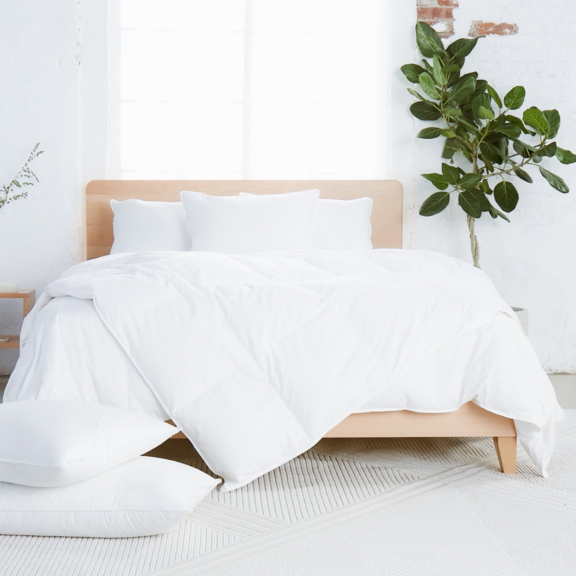 Avocado Down Duvet Insert is Downmark-certified