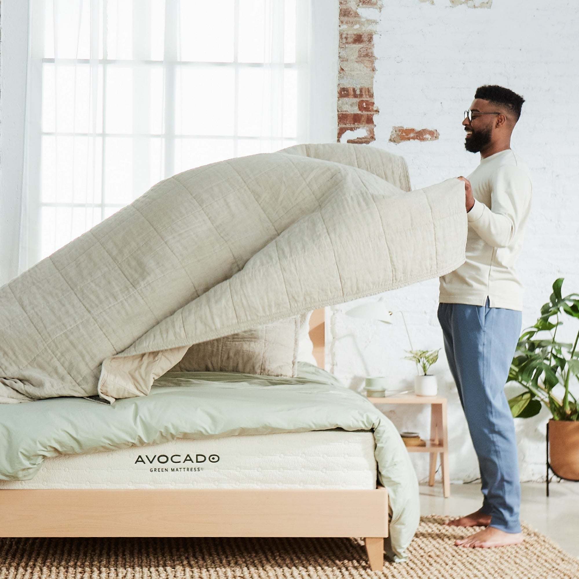 Natural Linen Quilt