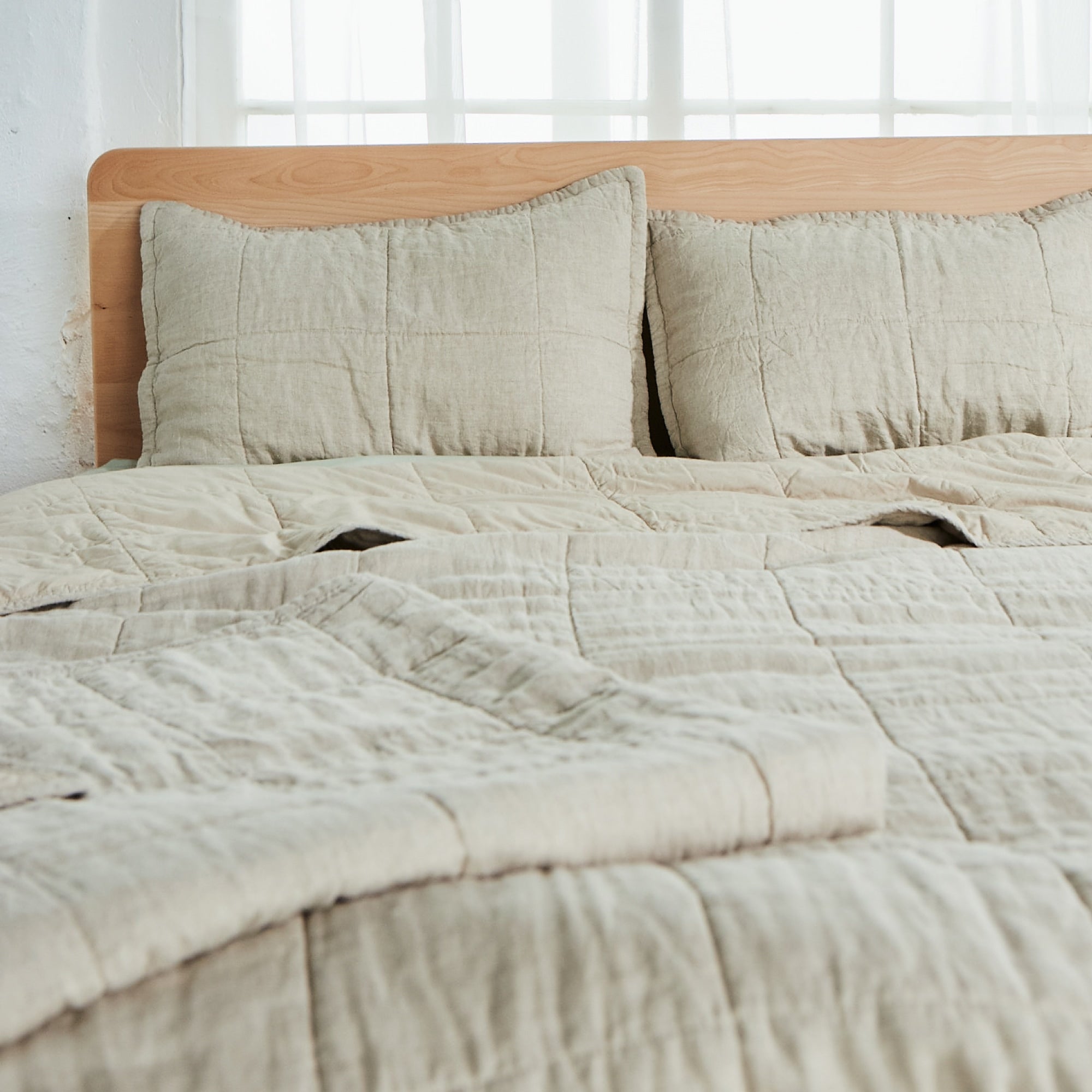 Natural Linen Quilt