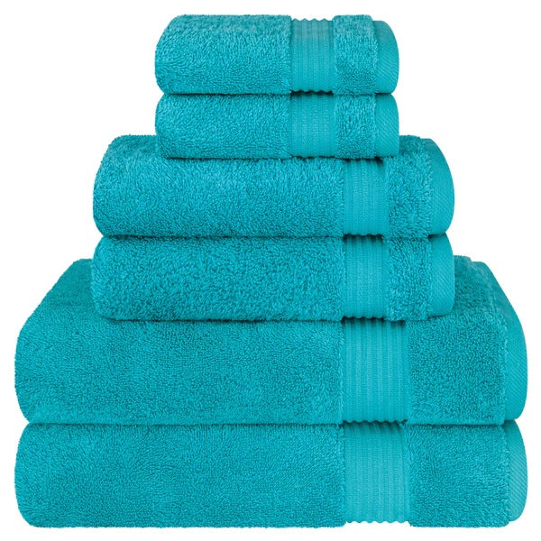 Turkish Towel 6 Piece Set 100% Cotton
