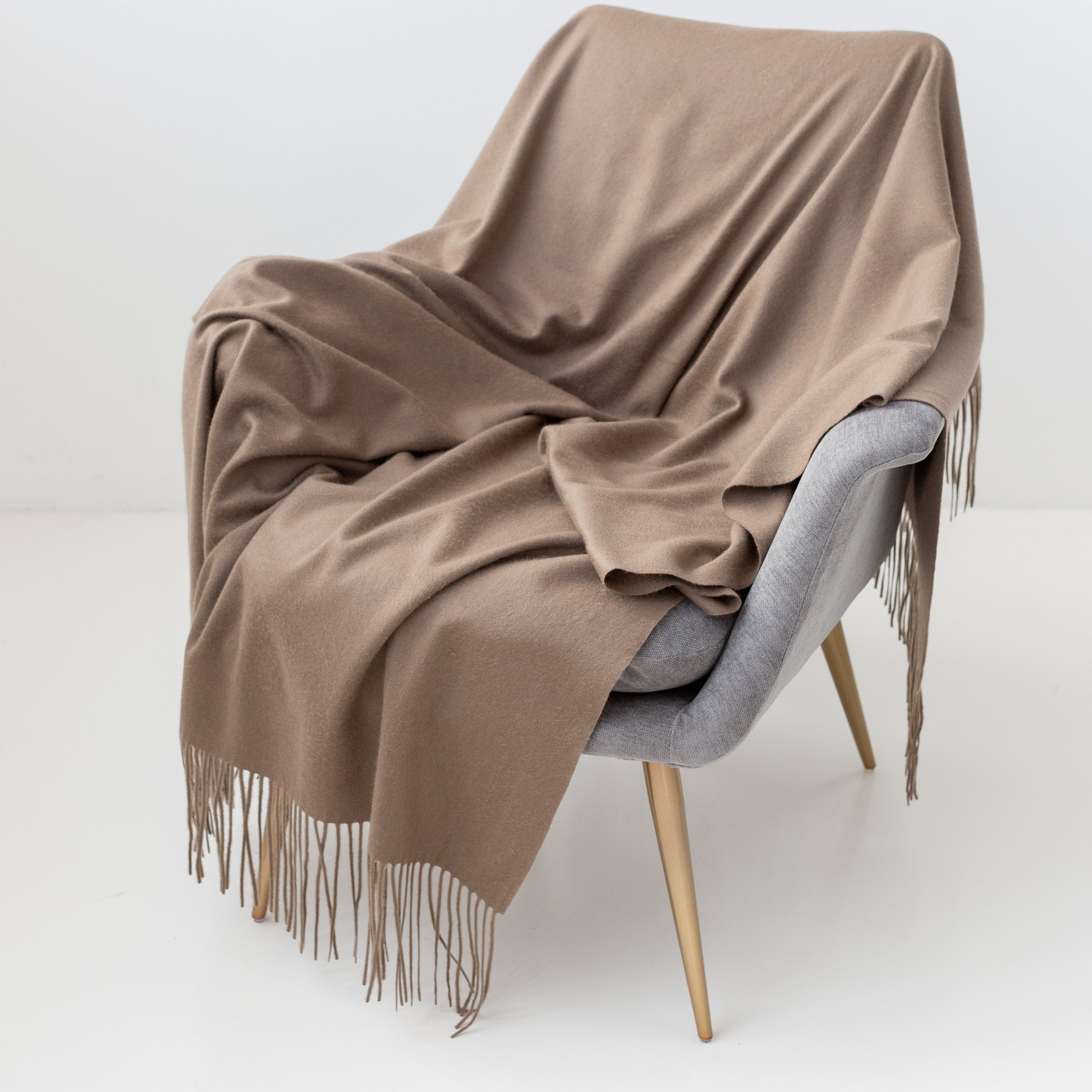 Avocado Green Mattress Luxury Throw Blankets cashmere taupe soft luxuriously