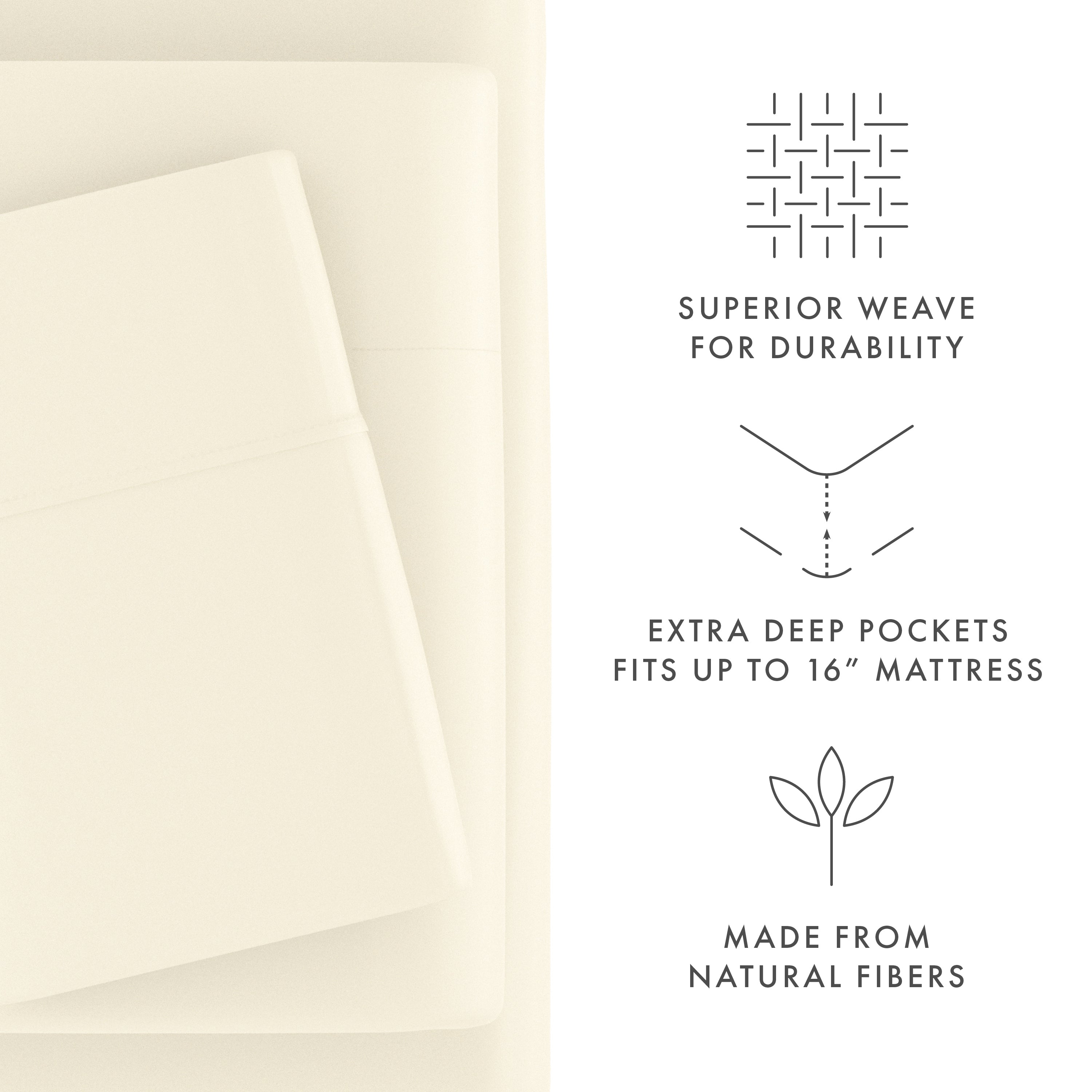 Bamboo Cooling 4 Piece Sheet Set