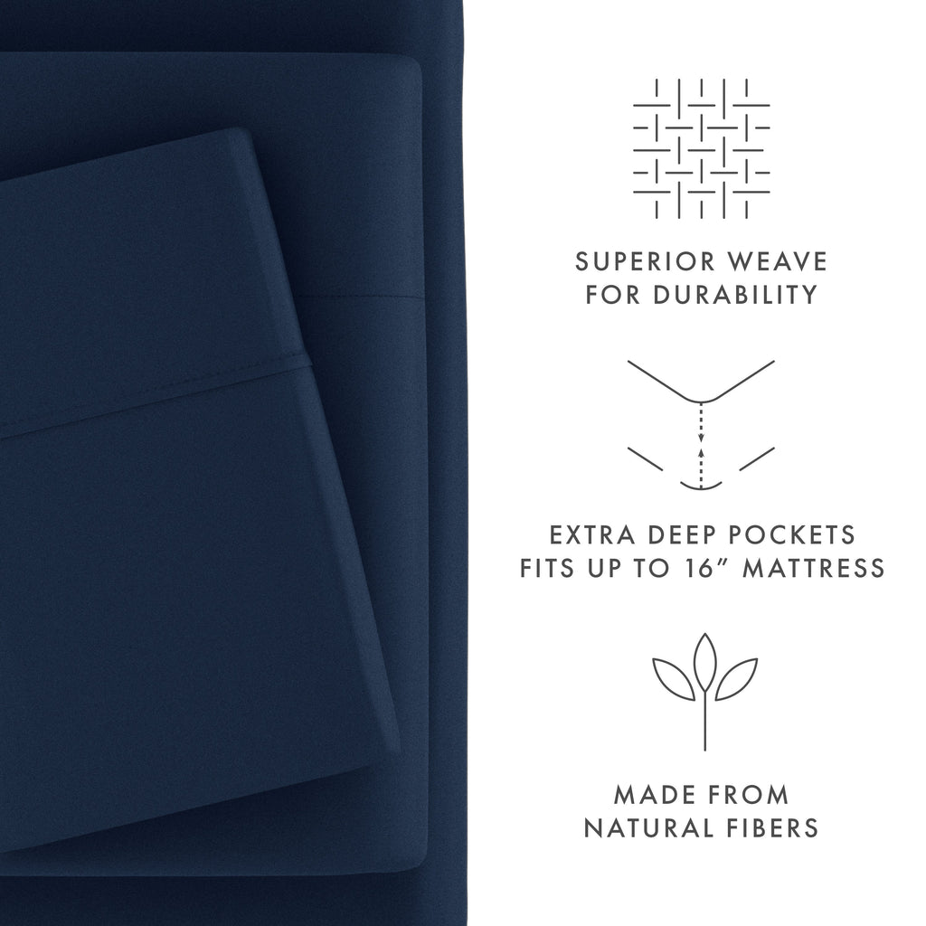 Bamboo Cooling 4 Piece Sheet Set
