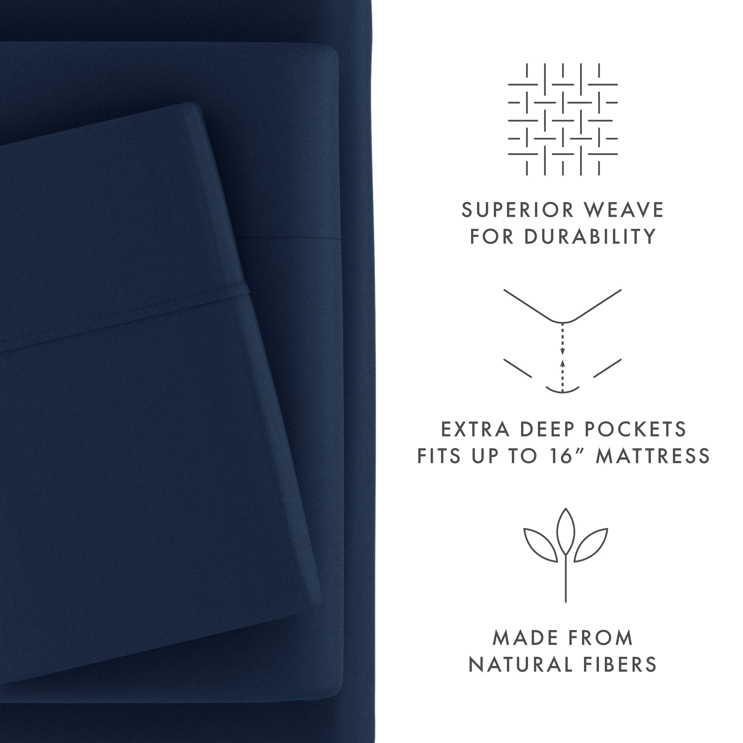 Bamboo Cooling 4 Piece Sheet Set
