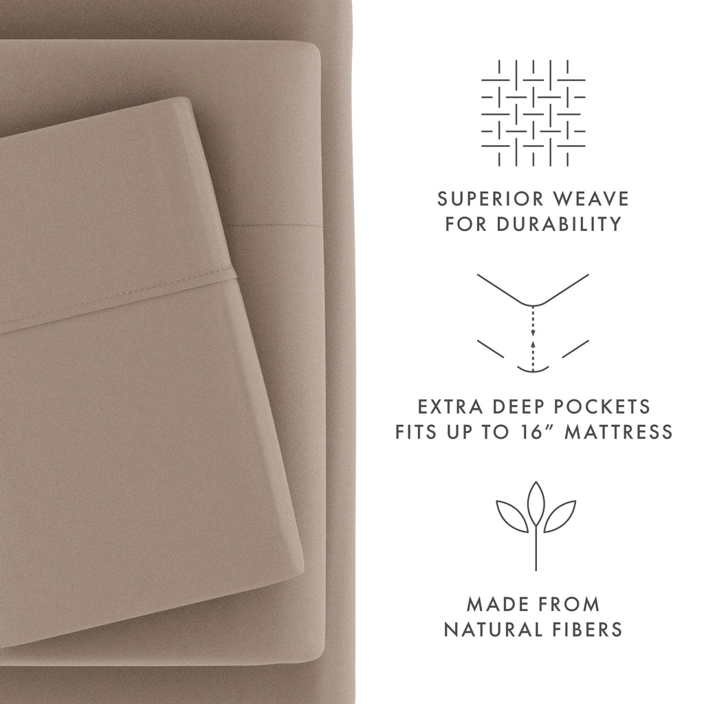 Bamboo Cooling 4 Piece Sheet Set