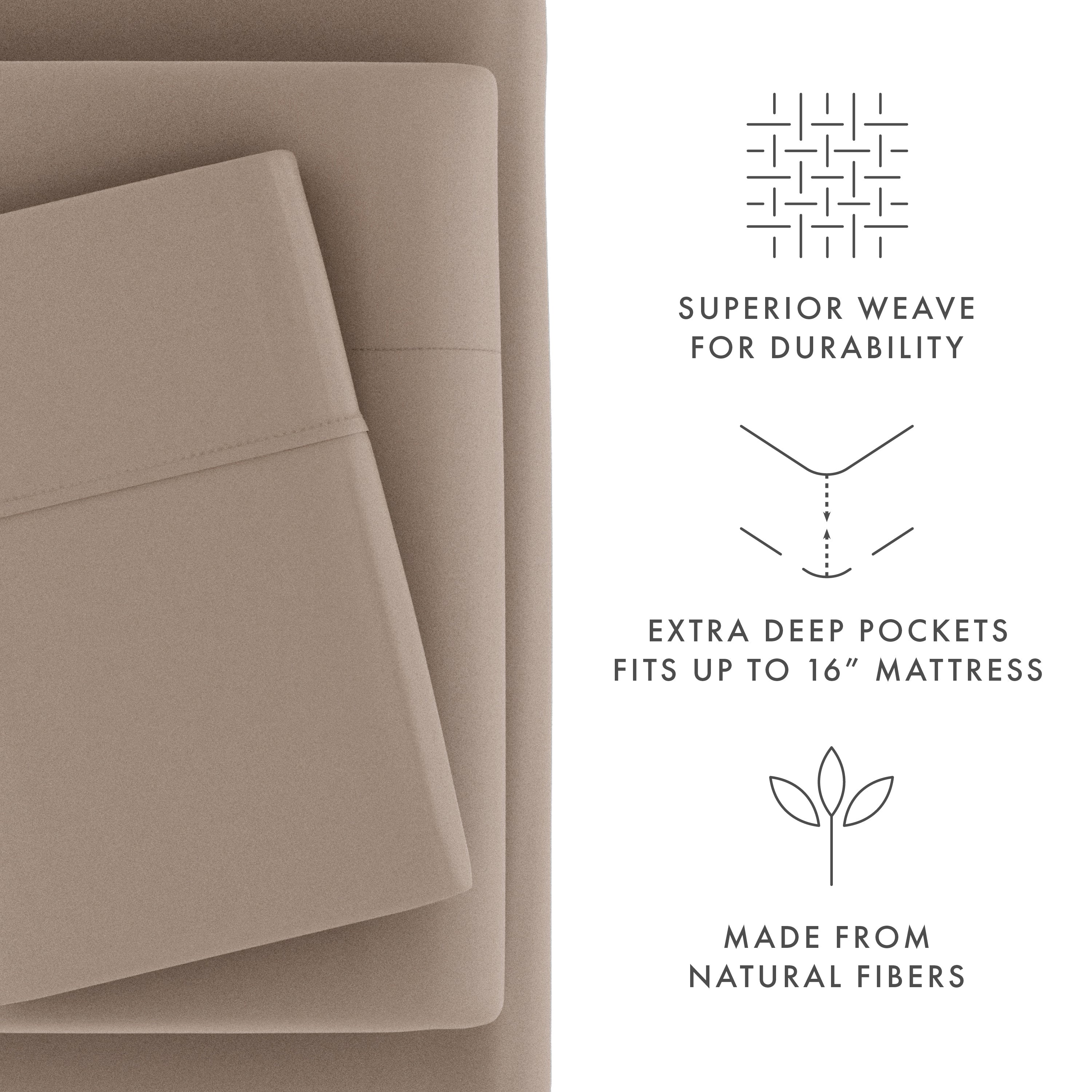 Bamboo Cooling 4 Piece Sheet Set