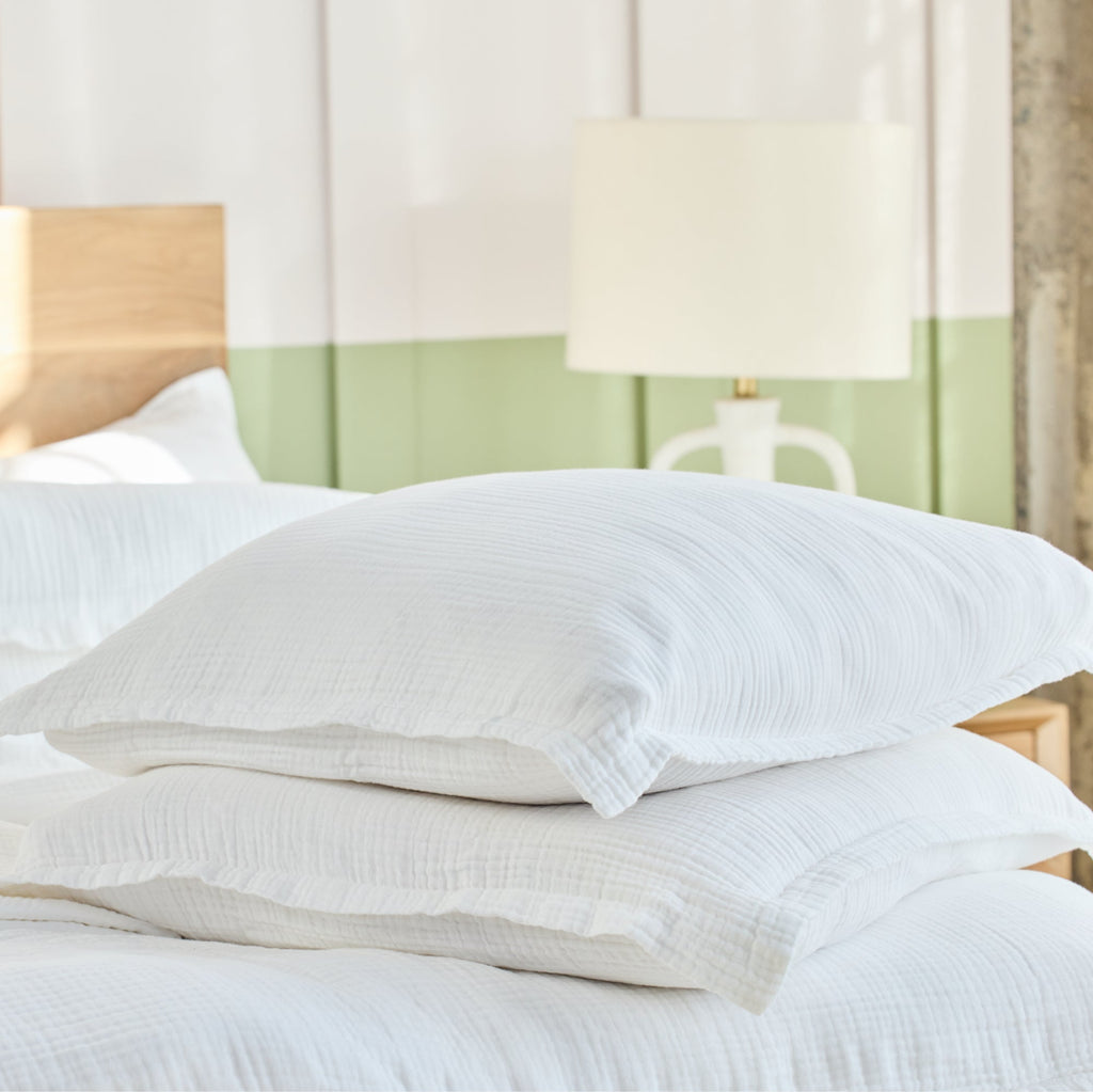 Organic Cotton Gauze Shams