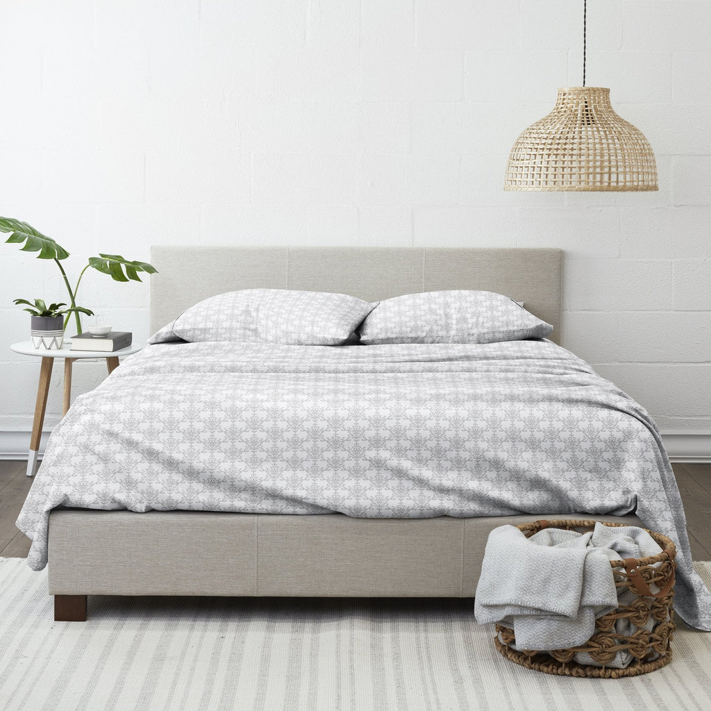 Garden Estate Patterned Sheet Set Navy