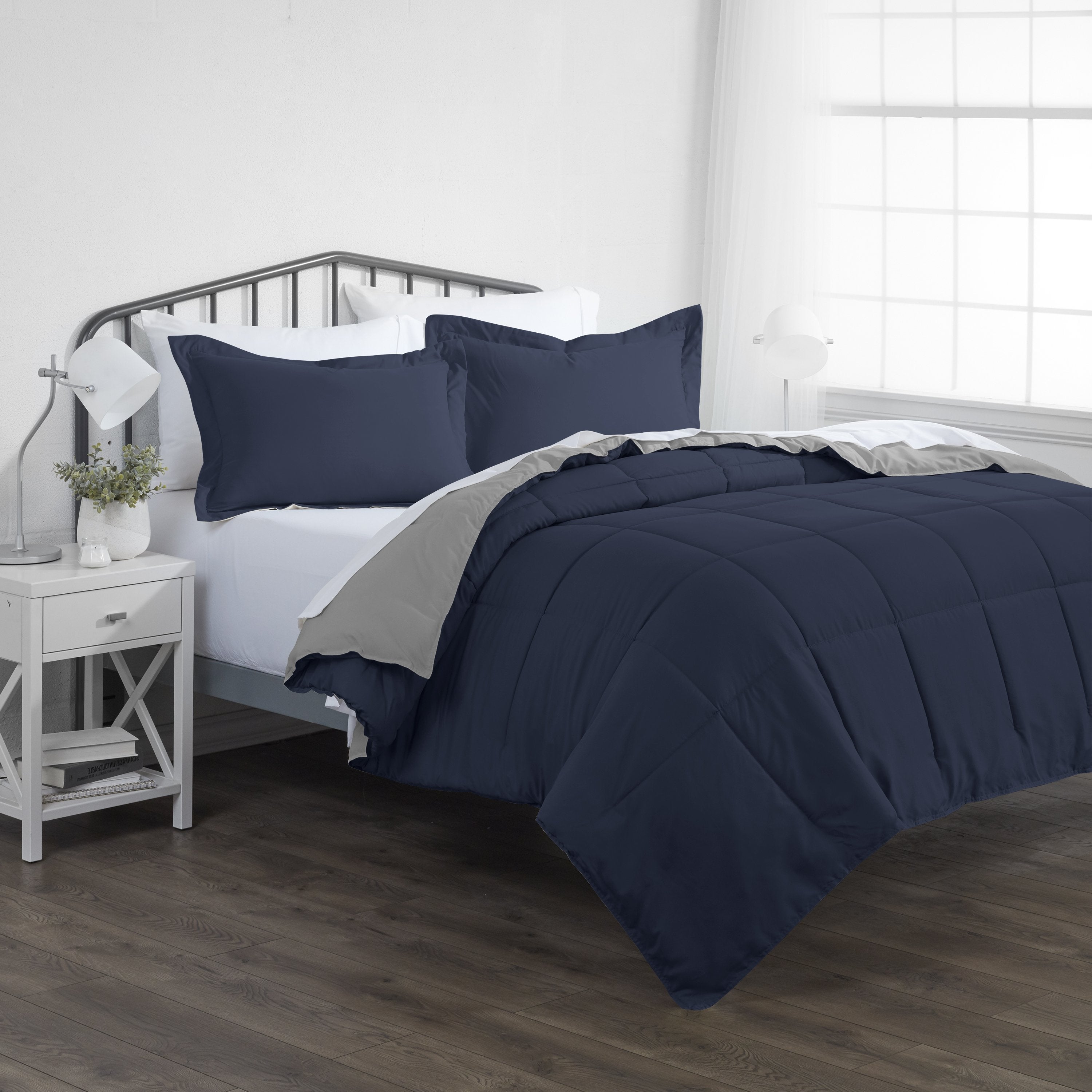 Reversible Down Alternative Comforter 3 Piece