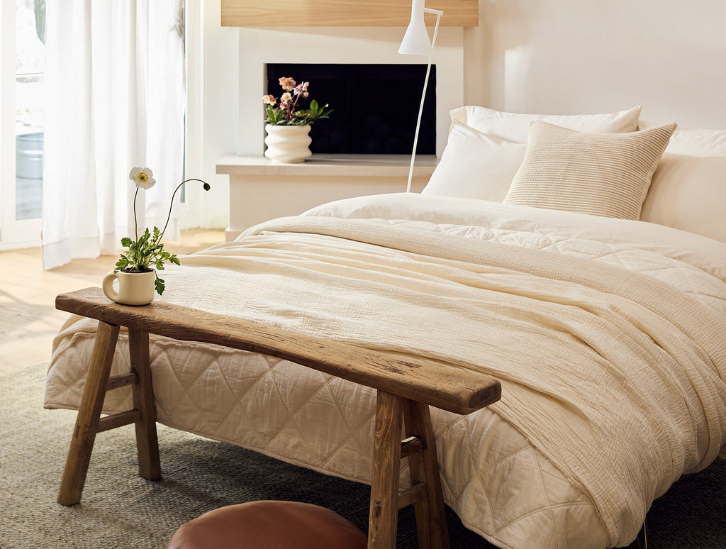 Topanga Organic Matelasse Throw