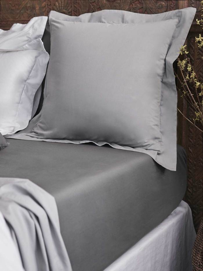 Organic Cotton Sateen Fitted Sheet - Night