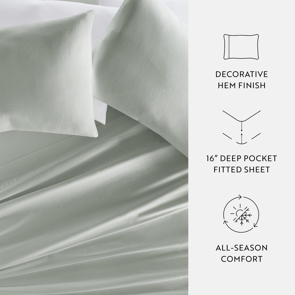 Cotton Sateen Sheets 300 Thread Count