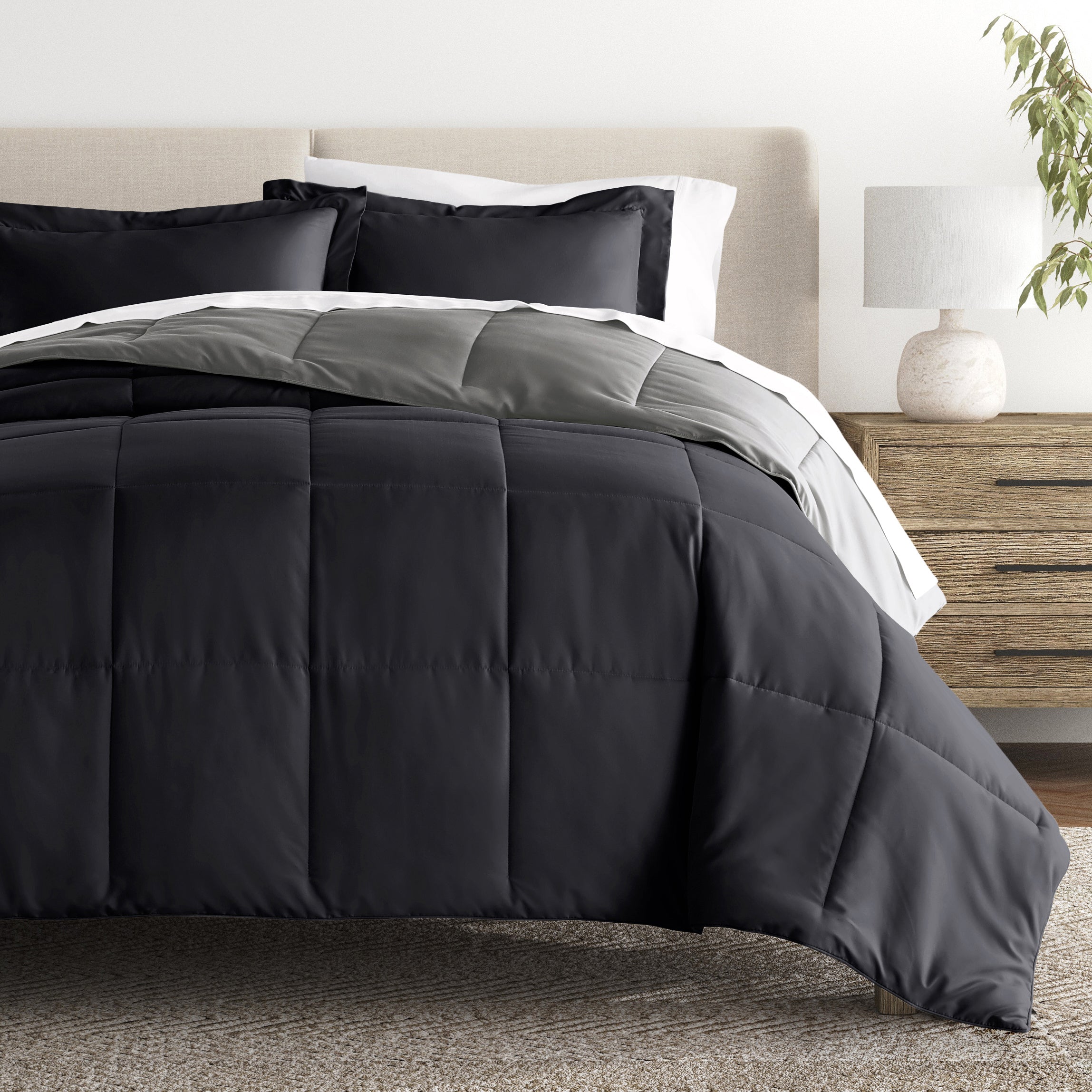 Reversible Down Alternative Comforter 3 Piece