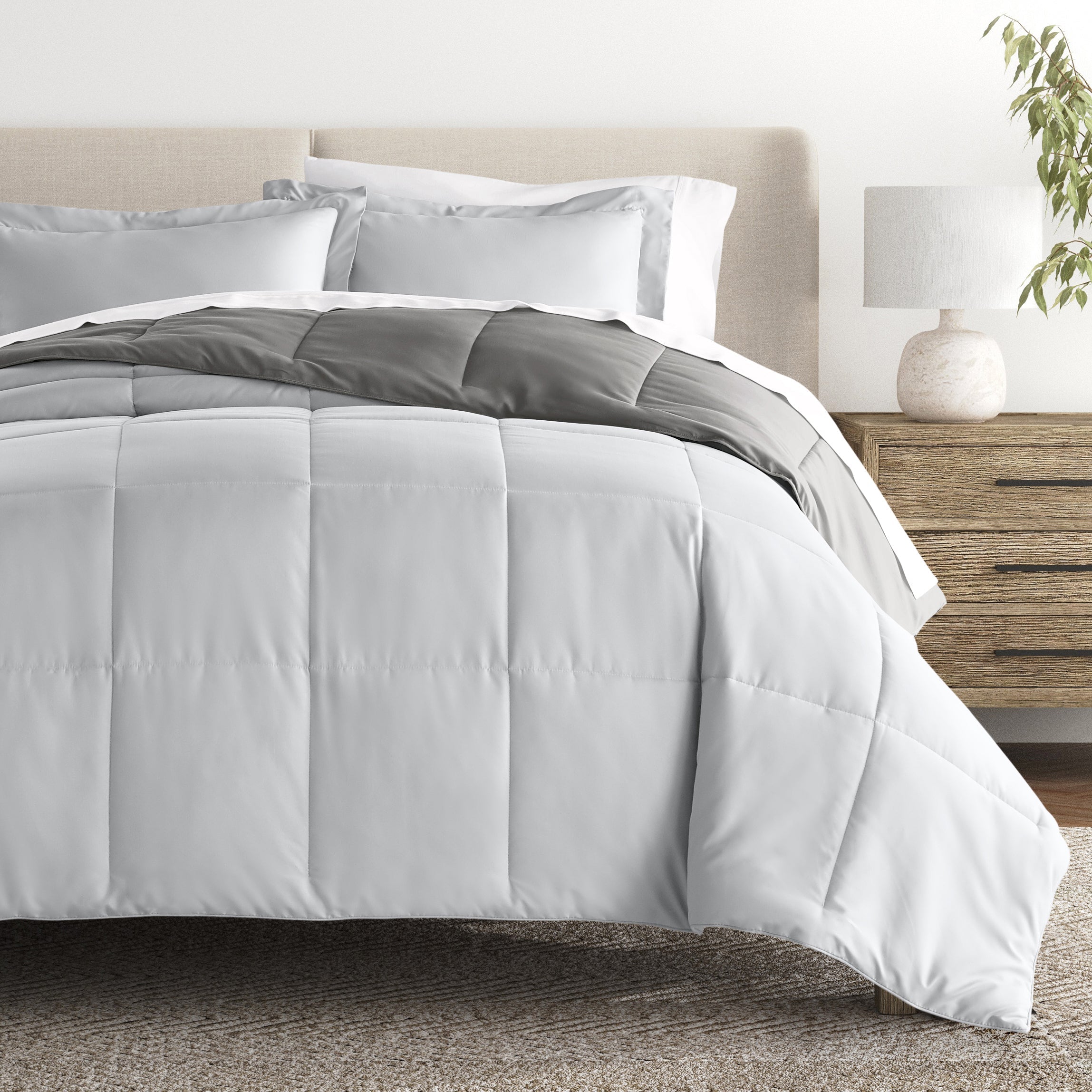 Reversible Down Alternative Comforter 3 Piece