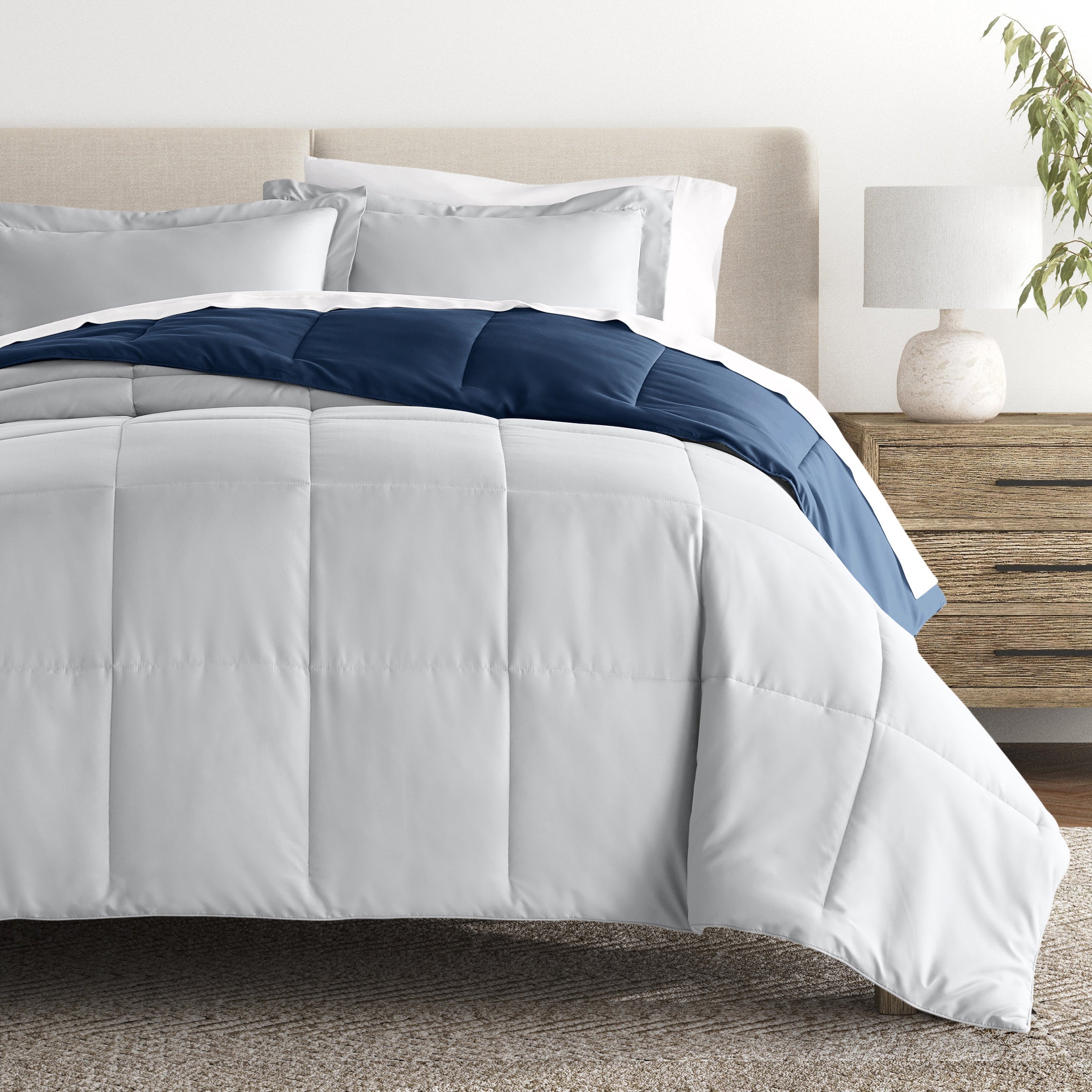 Reversible Down Alternative Comforter 3 Piece
