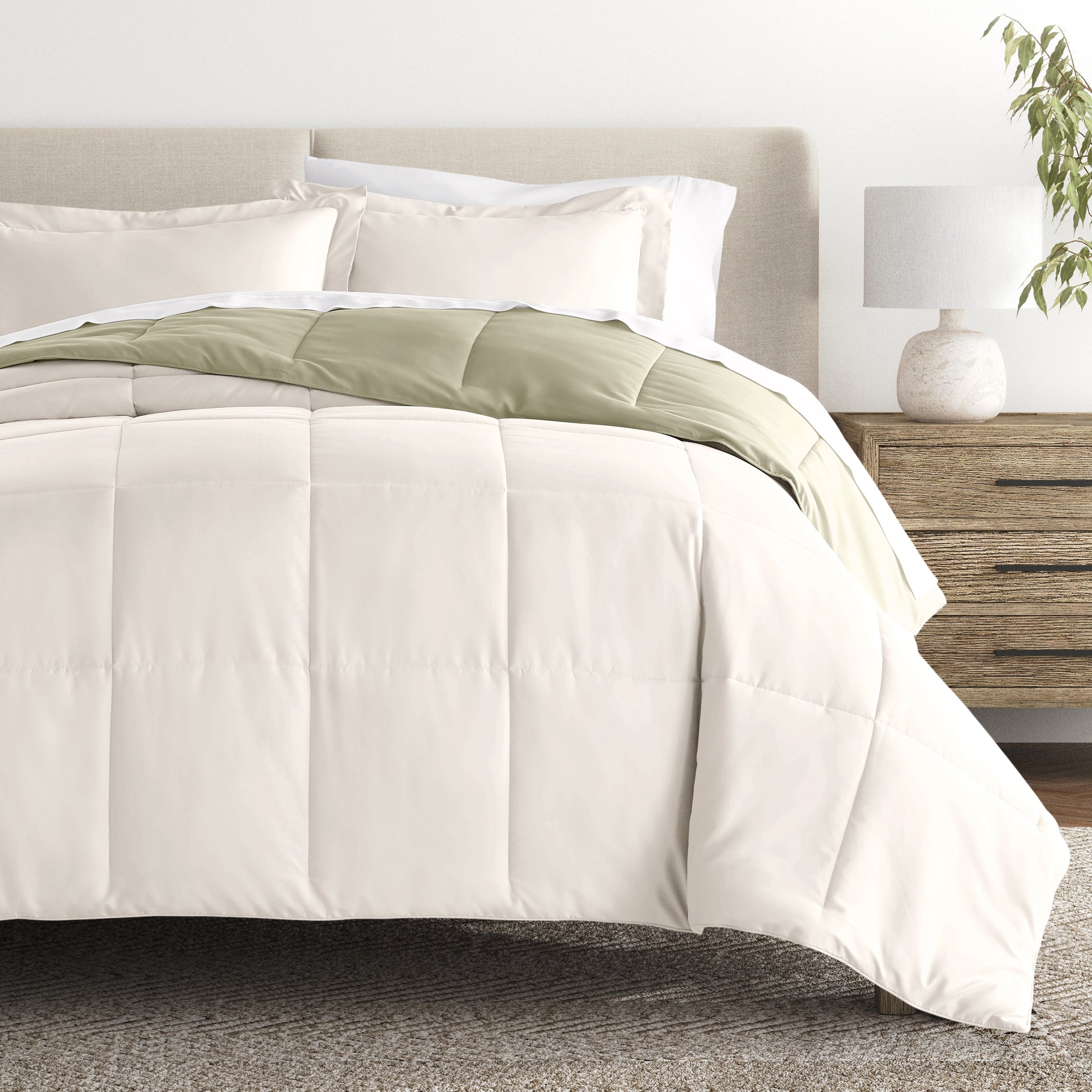 Reversible Down Alternative Comforter 3 Piece