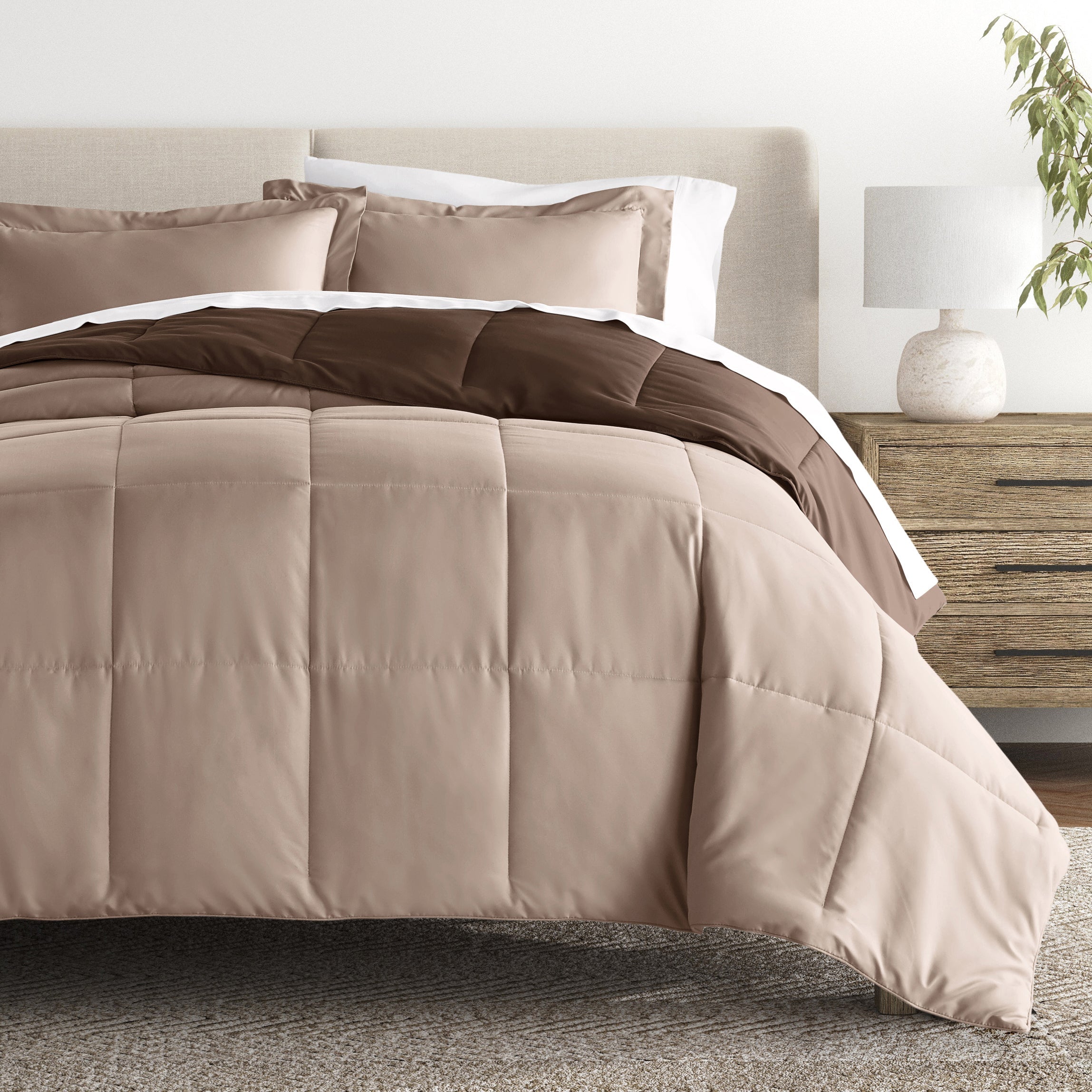 Reversible Down Alternative Comforter 3 Piece