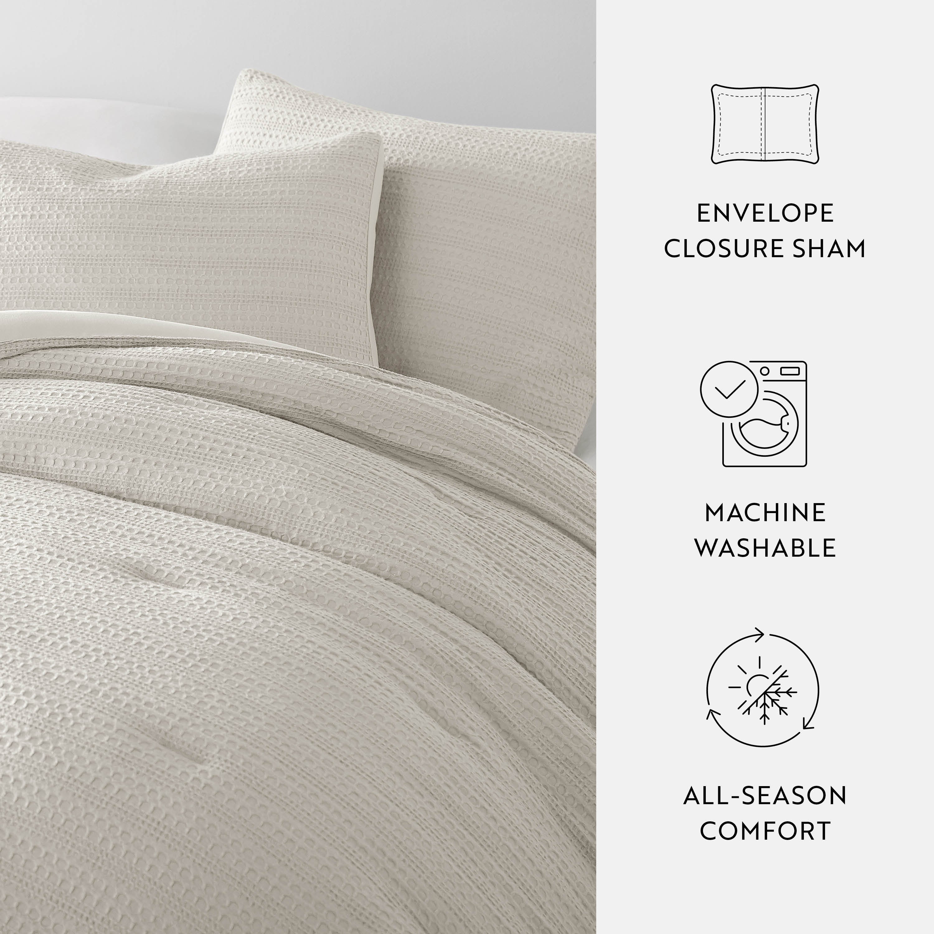 Reversible Down Alternative Comforter 3 Piece