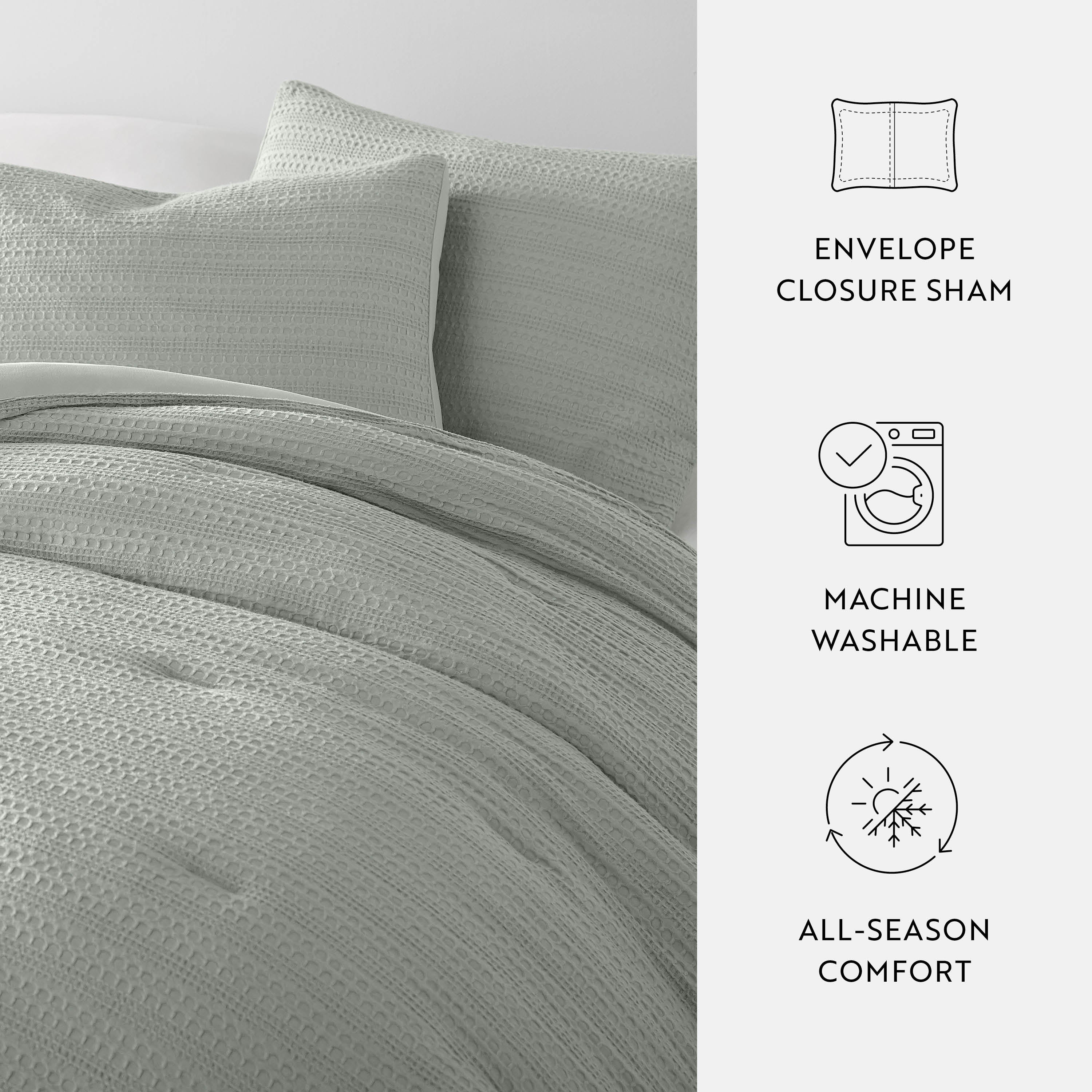 Reversible Down Alternative Comforter 3 Piece