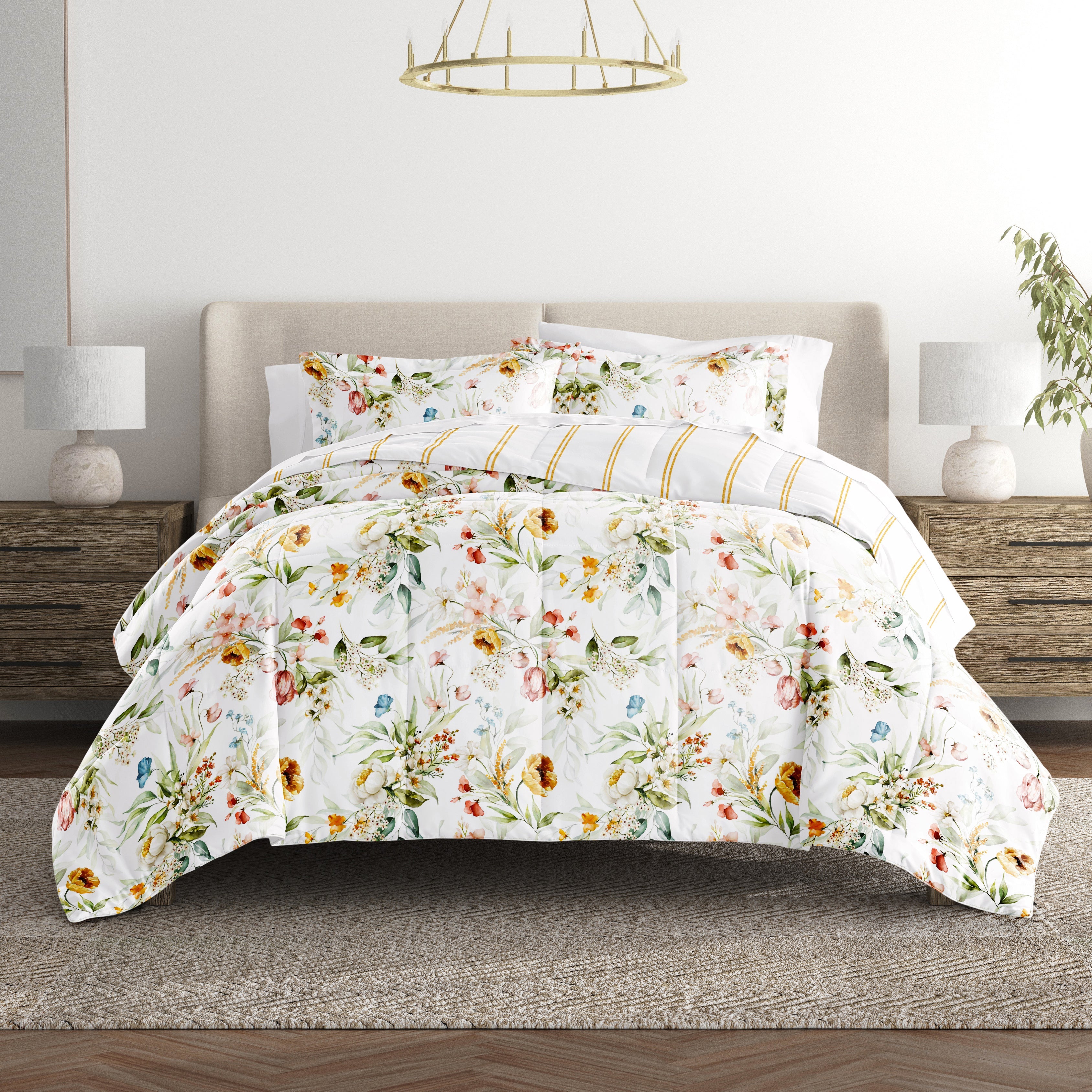 Reversible Down Alternative Comforter 3 Piece