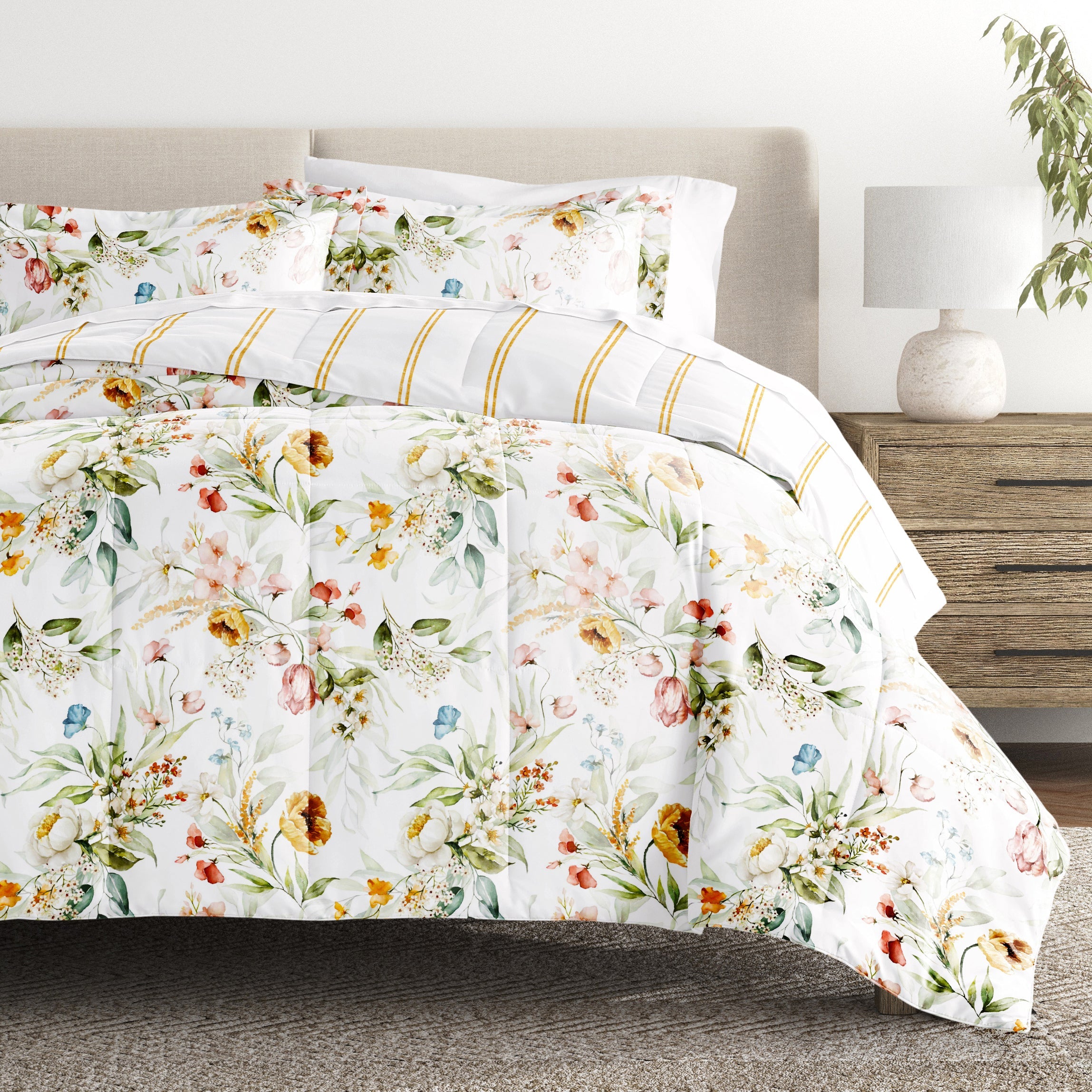 Reversible Down Alternative Comforter 3 Piece