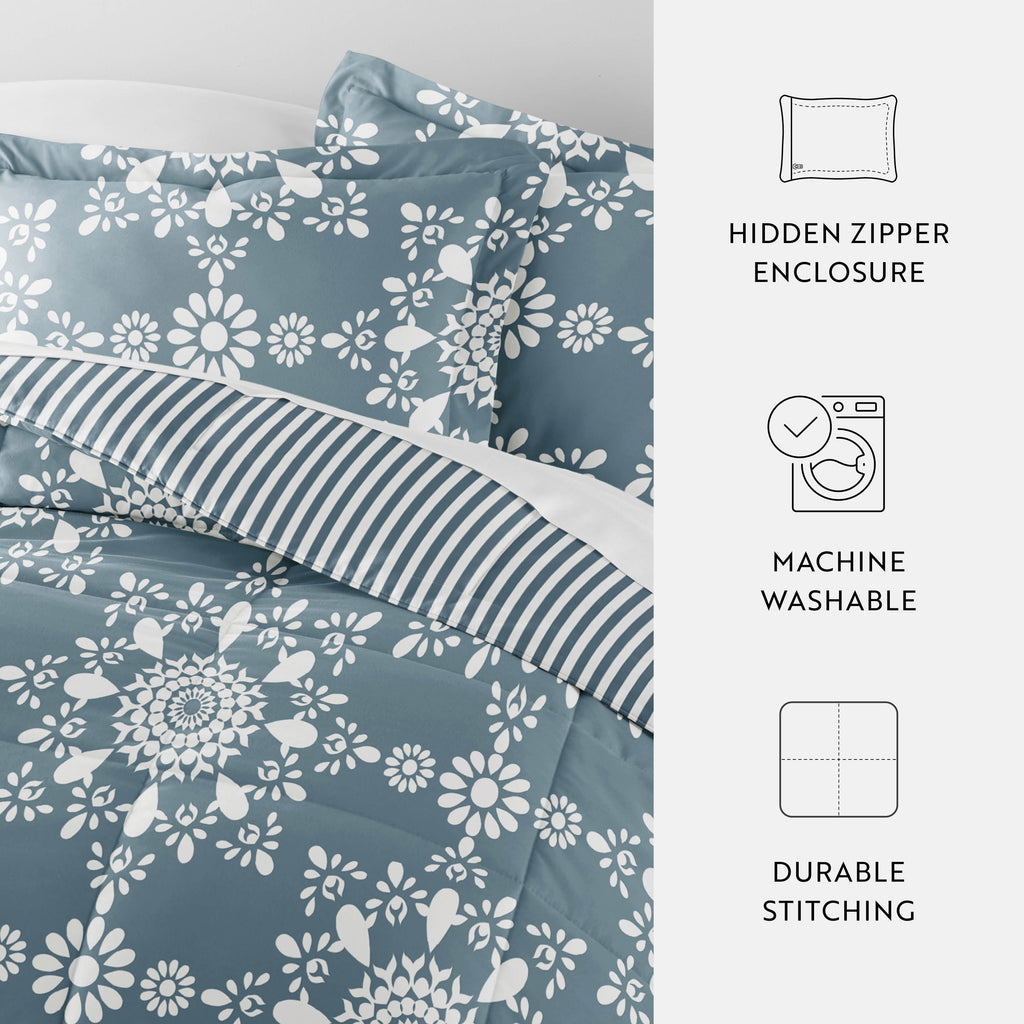 Reversible Down Alternative Comforter 3 Piece