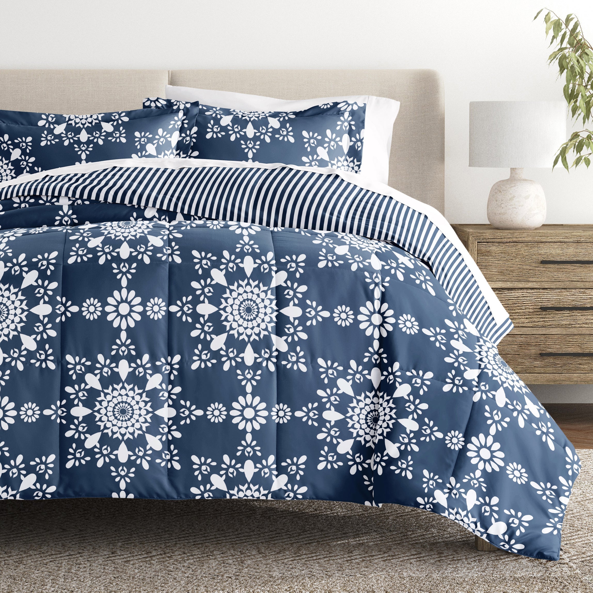 Reversible Down Alternative Comforter 3 Piece