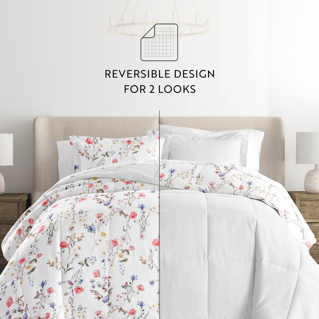 Reversible Down Alternative Comforter 3 Piece