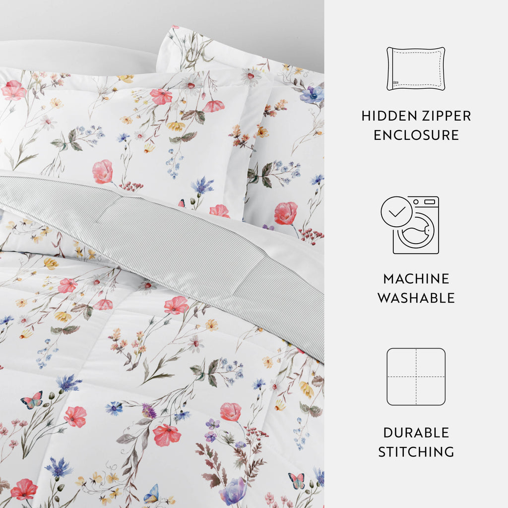 Reversible Down Alternative Comforter 3 Piece
