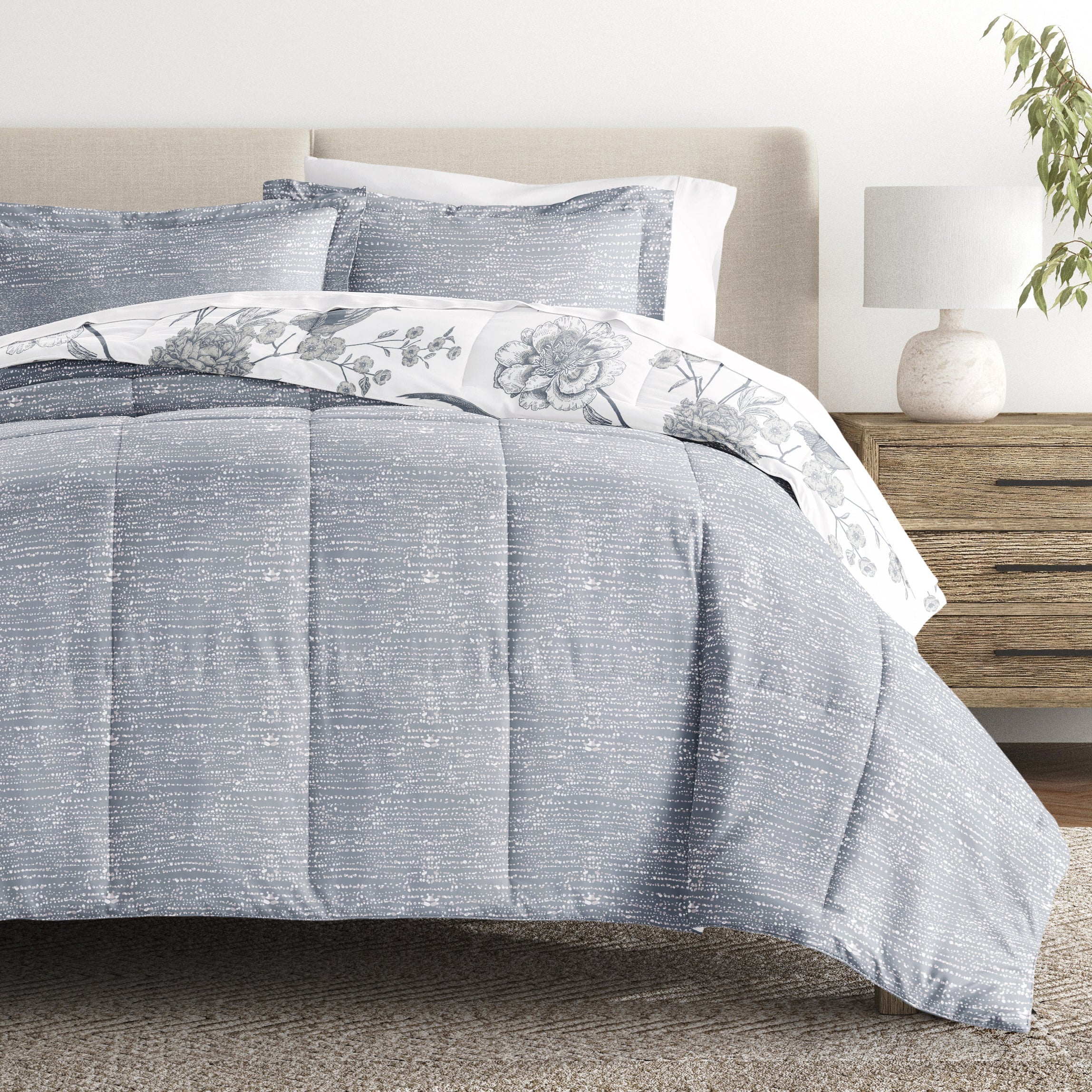 Reversible Down Alternative Comforter 3 Piece