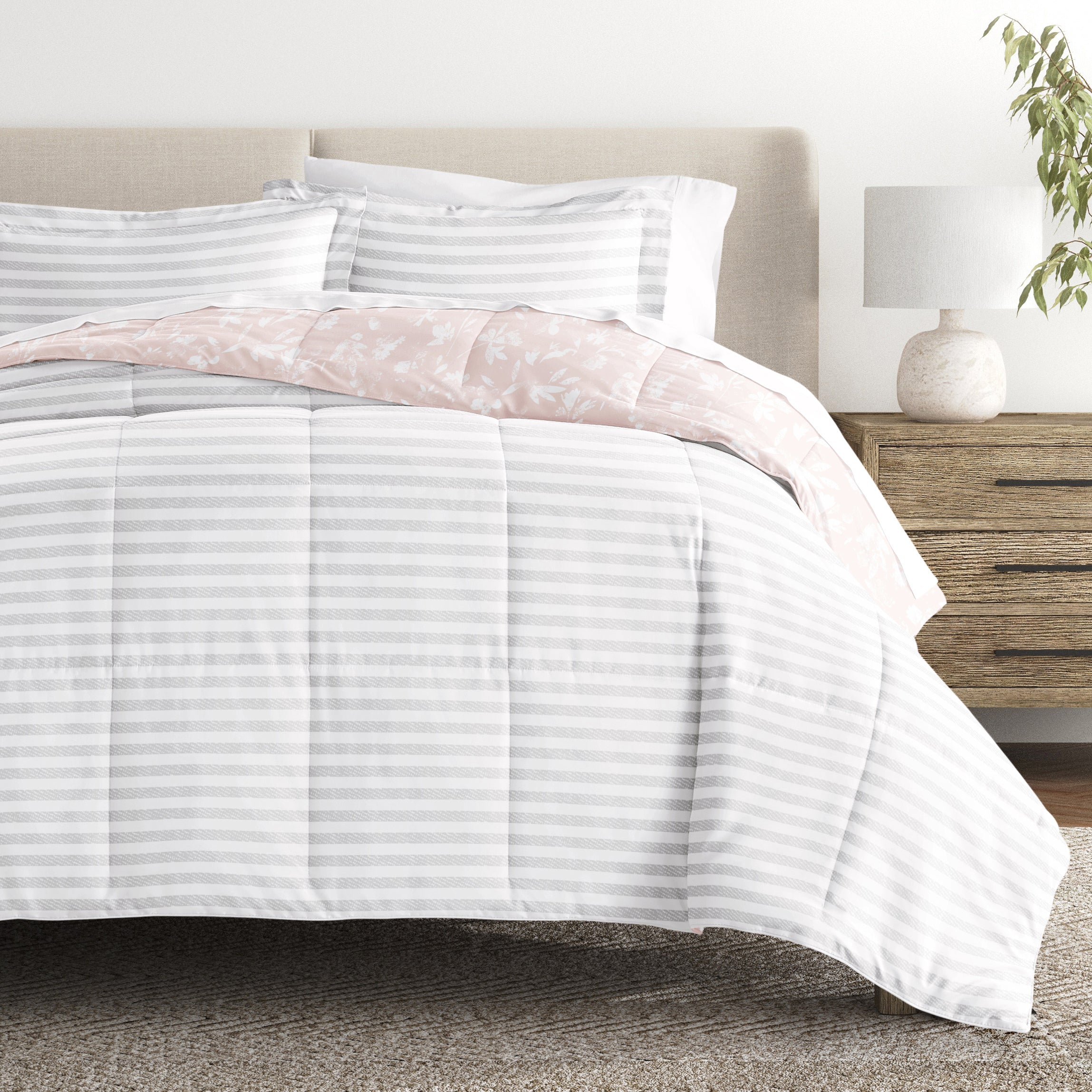 Reversible Down Alternative Comforter 3 Piece