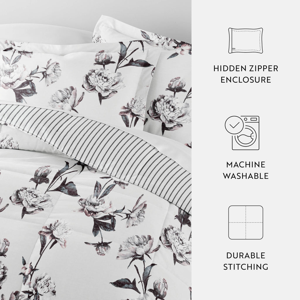 Reversible Down Alternative Comforter 3 Piece