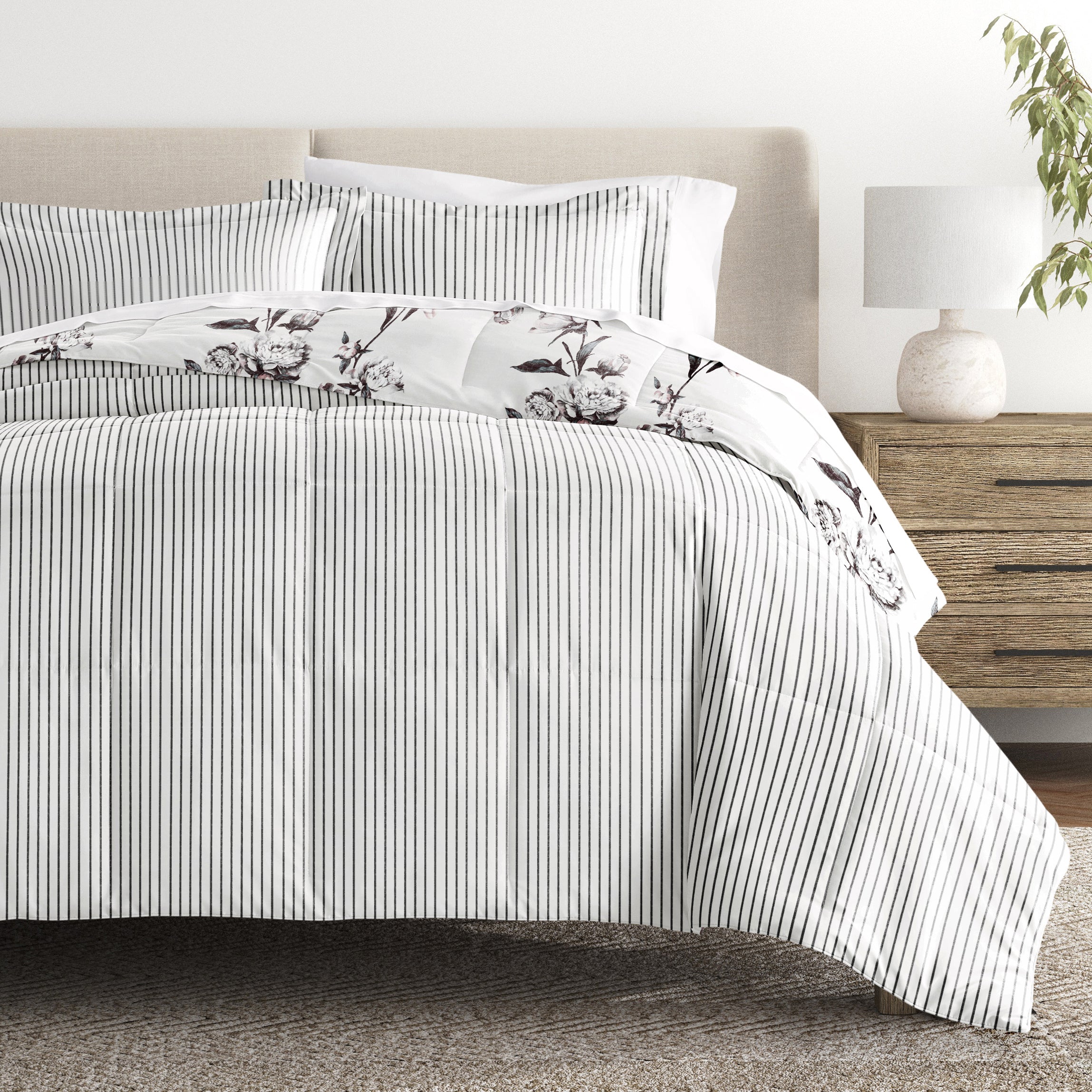 Reversible Down Alternative Comforter 3 Piece