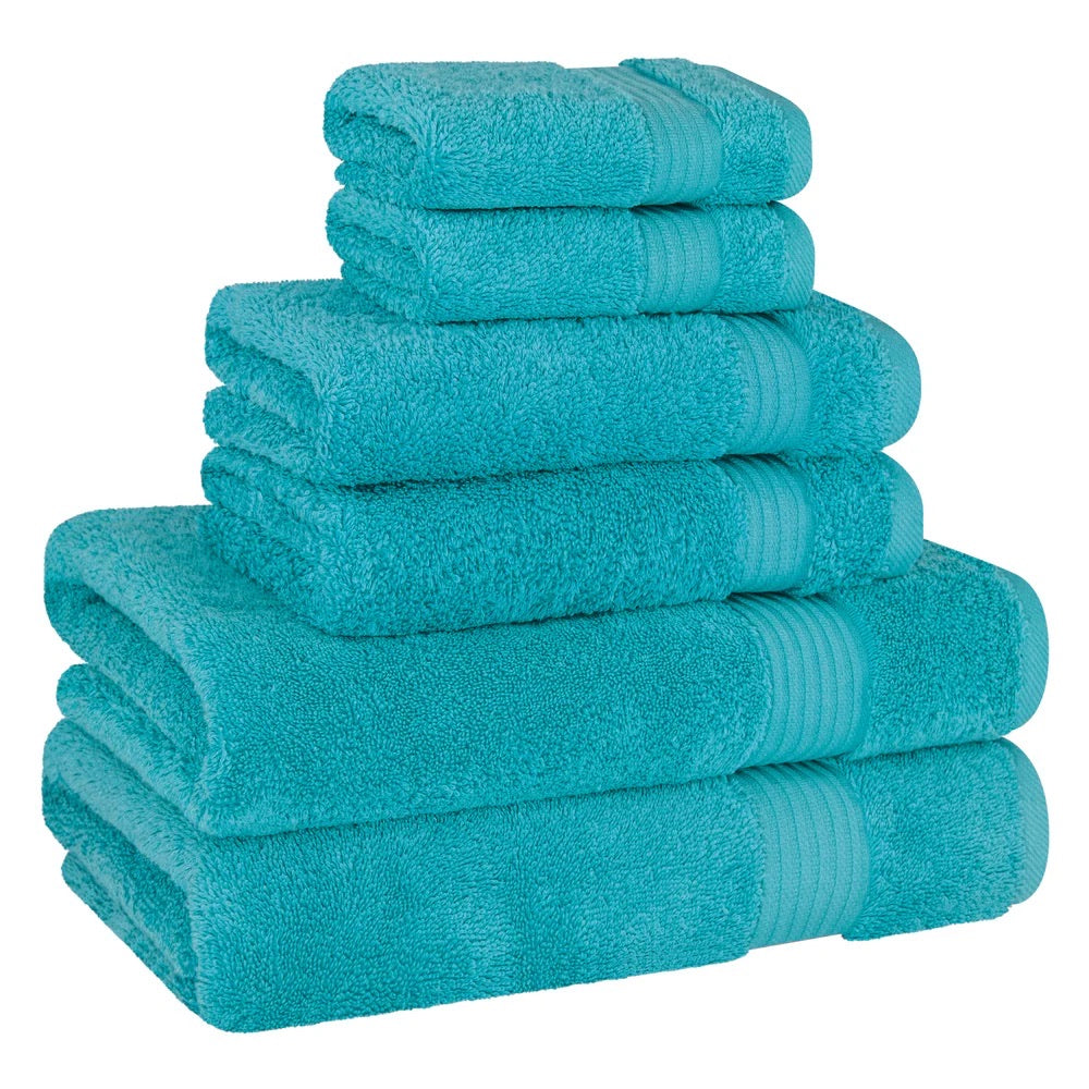 Turkish Towel 6 Piece Set 100% Cotton