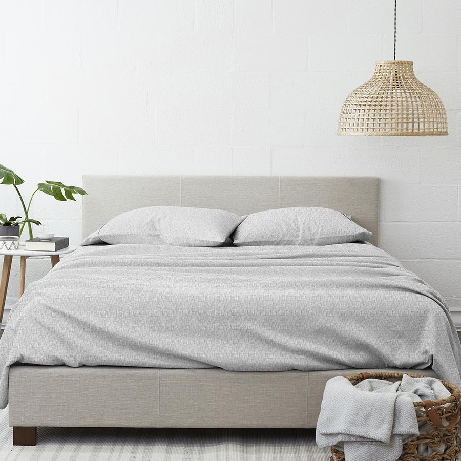 Ultra Soft Chambray Style Patterned Sheet Set