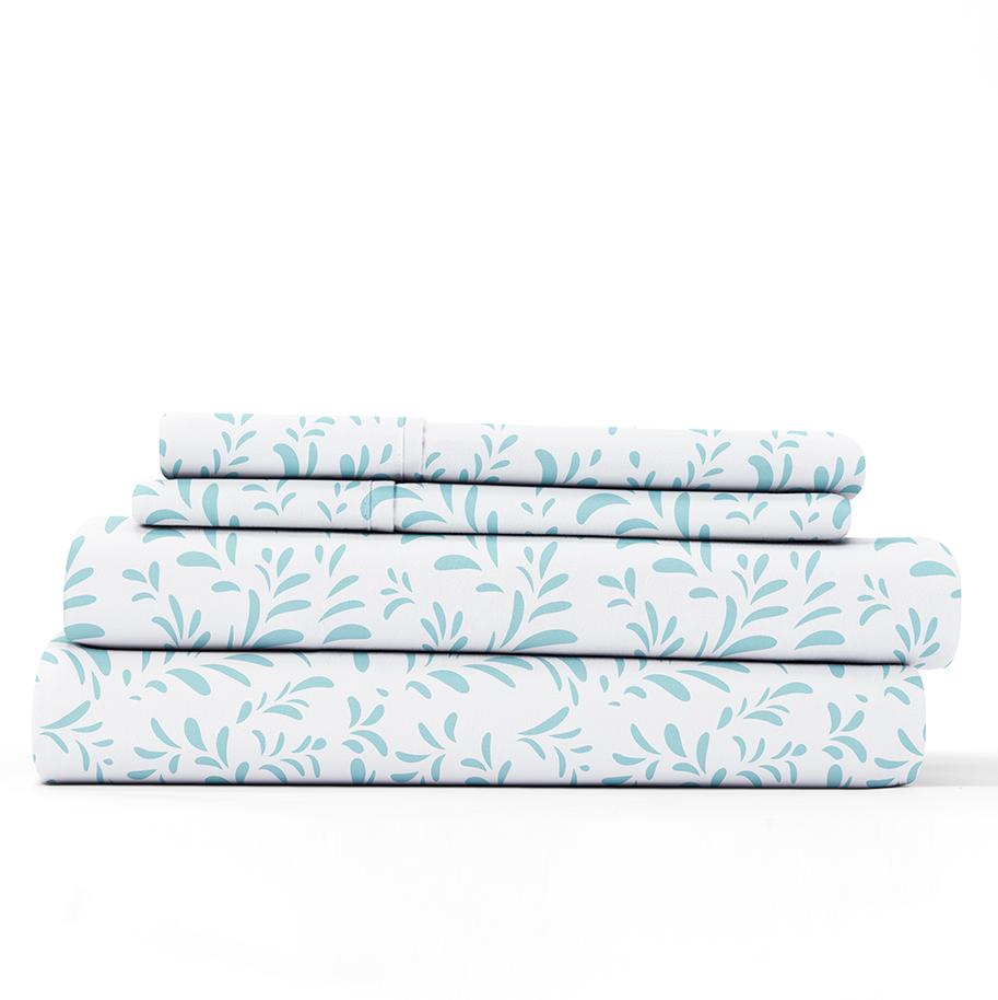 Burst Of Vines  Patterned Sheet Set