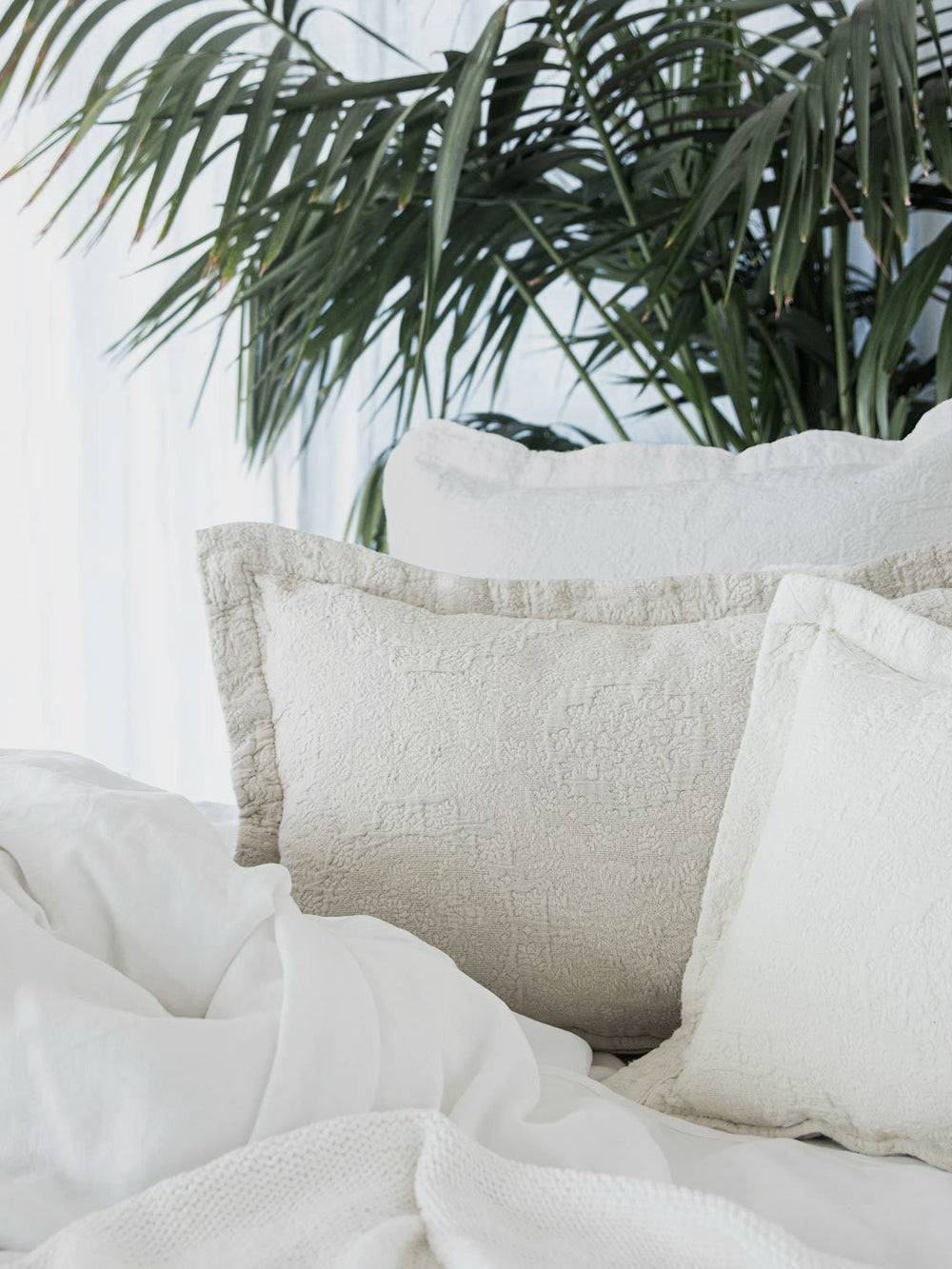 Antik Matelasse Sham Single - Iris