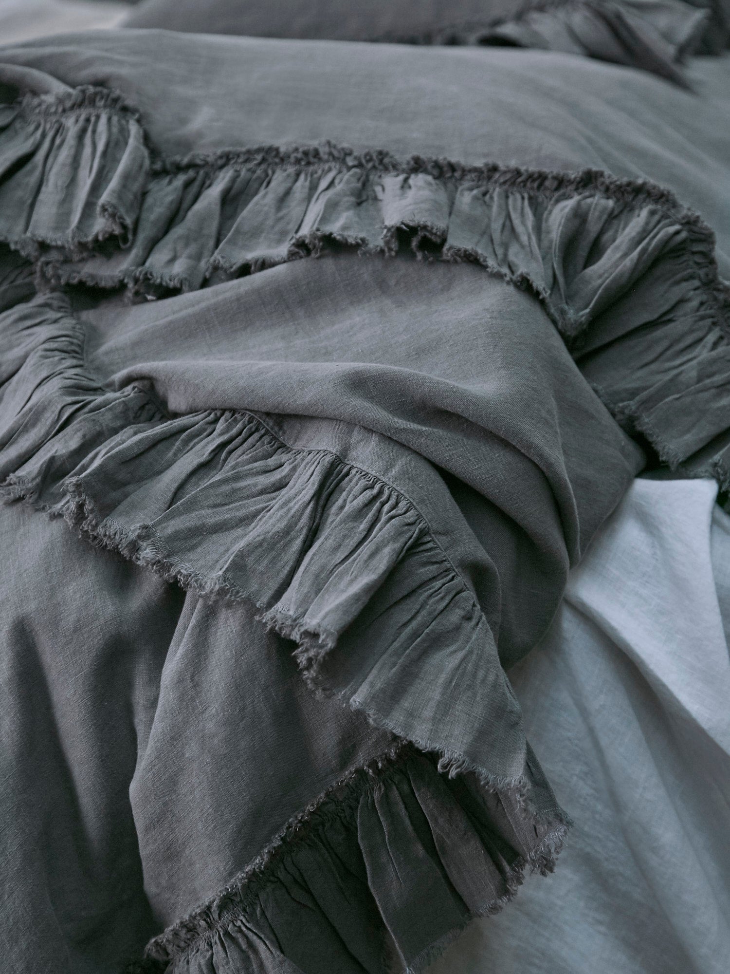 Tat Linen Duvet Cover - Night
