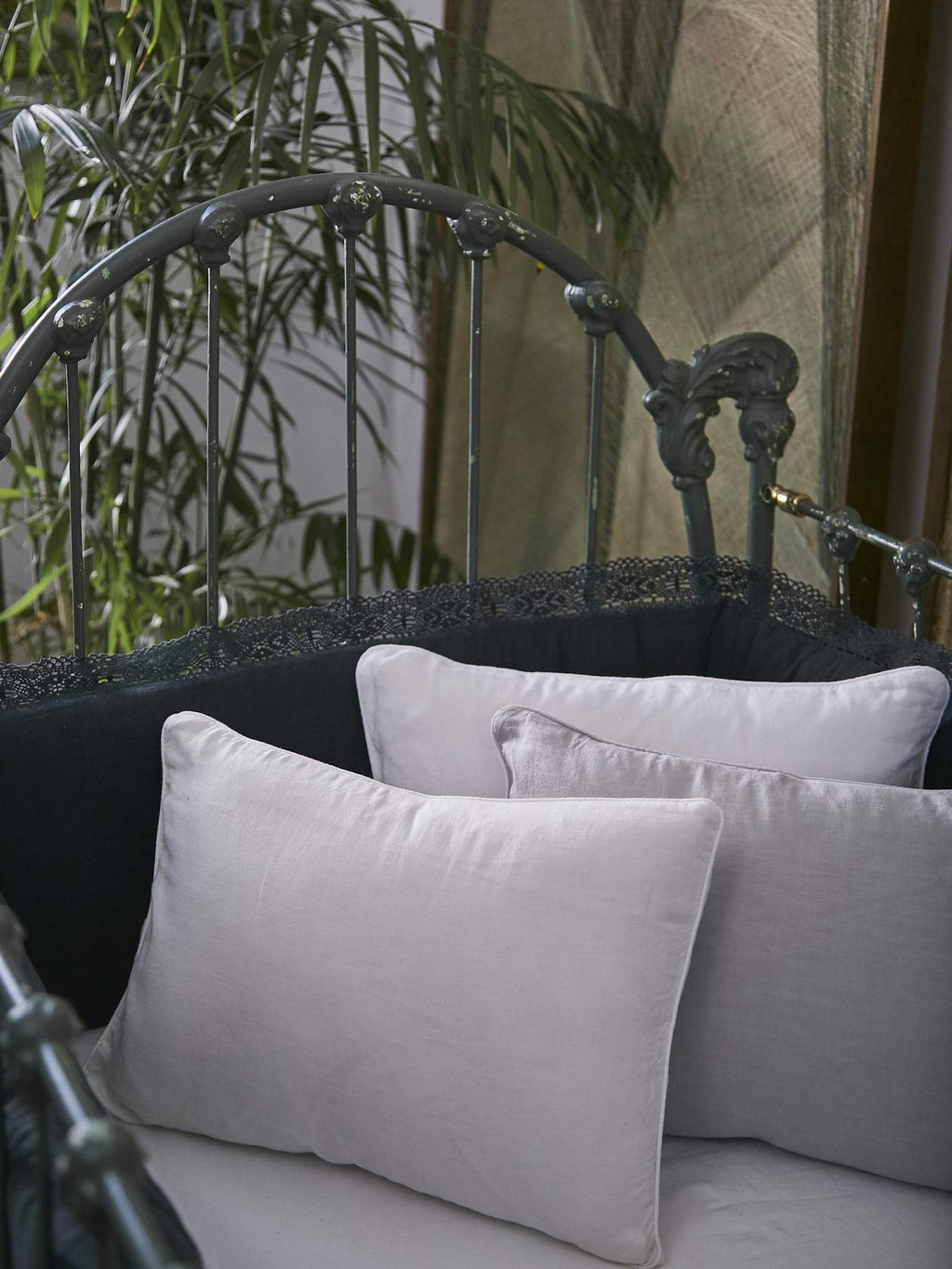 Vintage Linen Pillowcase Single - Night