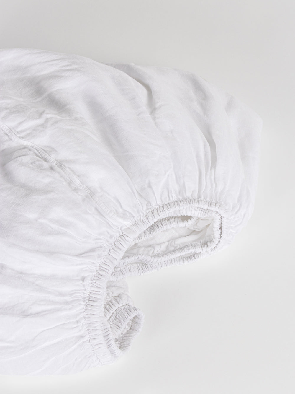 Vintage Linen Fitted Sheet - Iris